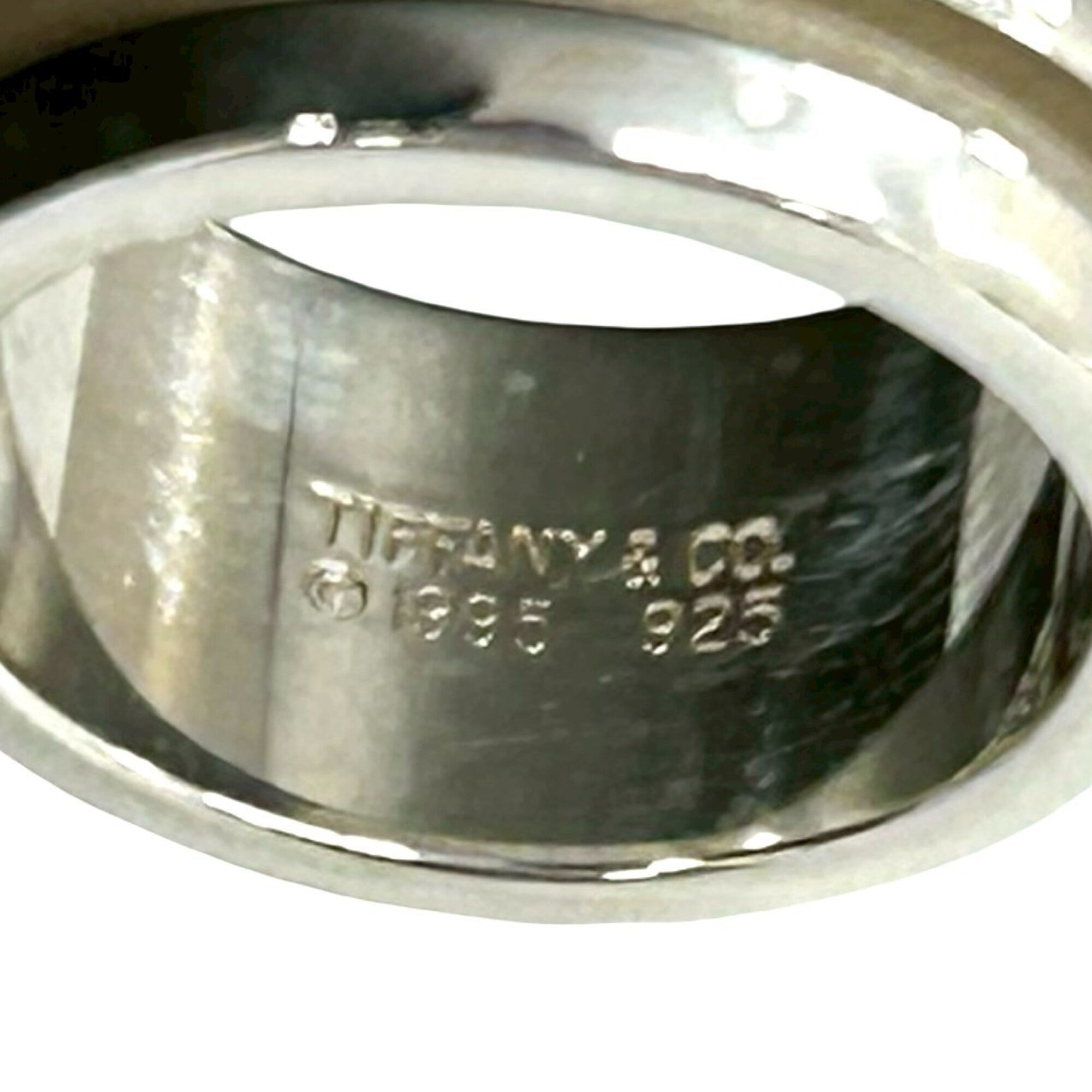 Tiffany Silver Silver 925 Band Ring (Pre-Owned)