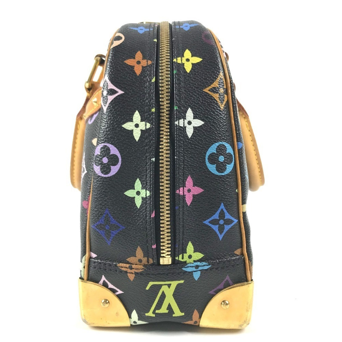 Louis Vuitton Black Multi-Color Noir Monogram Multicolore Handbag (Pre-Owned)
