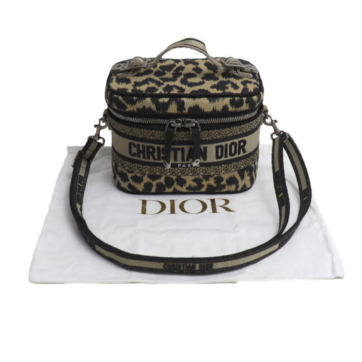 Christian Dior Canvas Shoulder Bag (Pre-Owned)