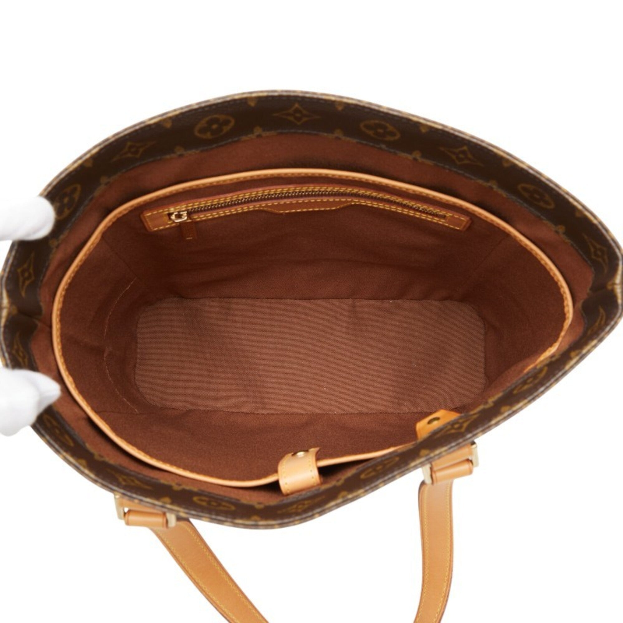 Louis Vuitton Brown Pvc Leather Tote Bag (Pre-Owned)