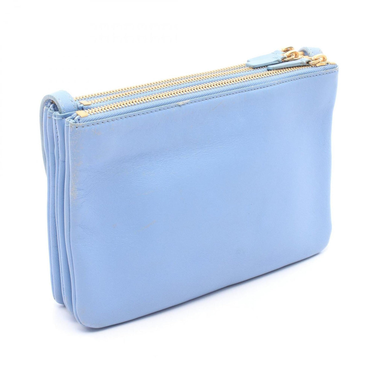 Celine Blue Leather Shoulder Bag (Pre-Owned)