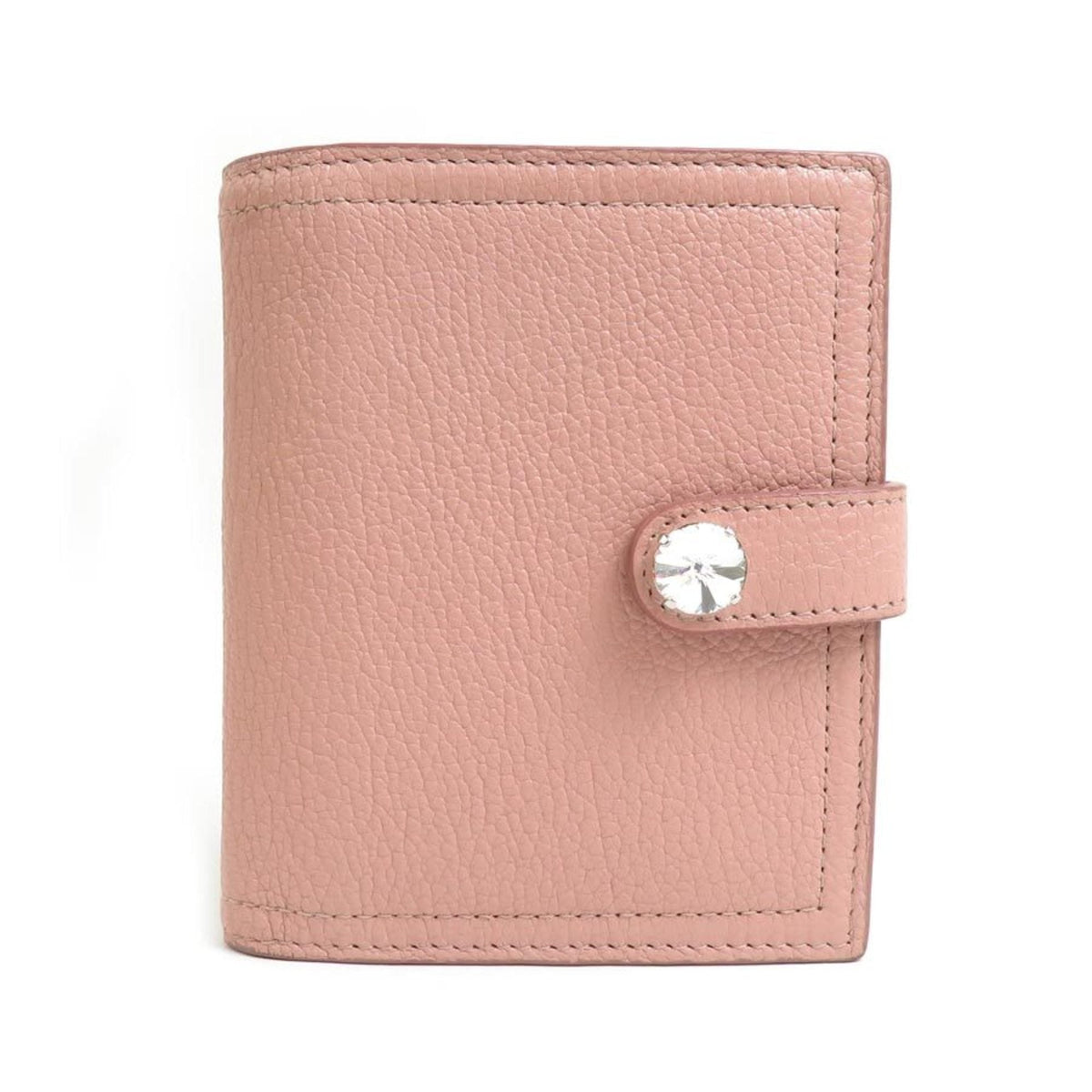 Miu Miu Pink Leather Wallet (Bi-Fold) (Pre-Owned)