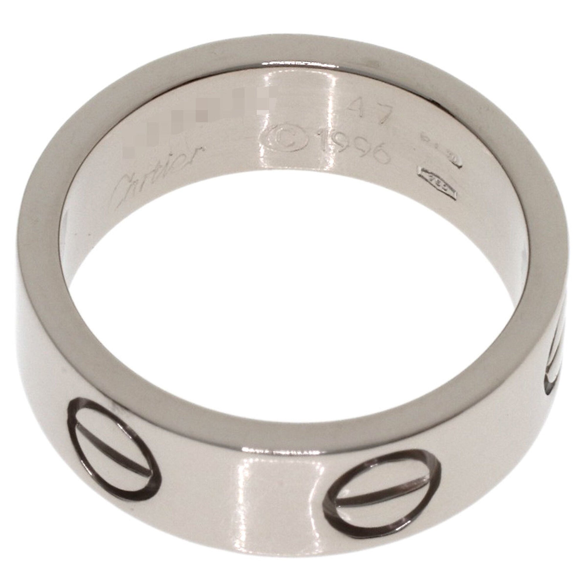 Cartier Love White Gold (18K) Band Ring (Pre-Owned)