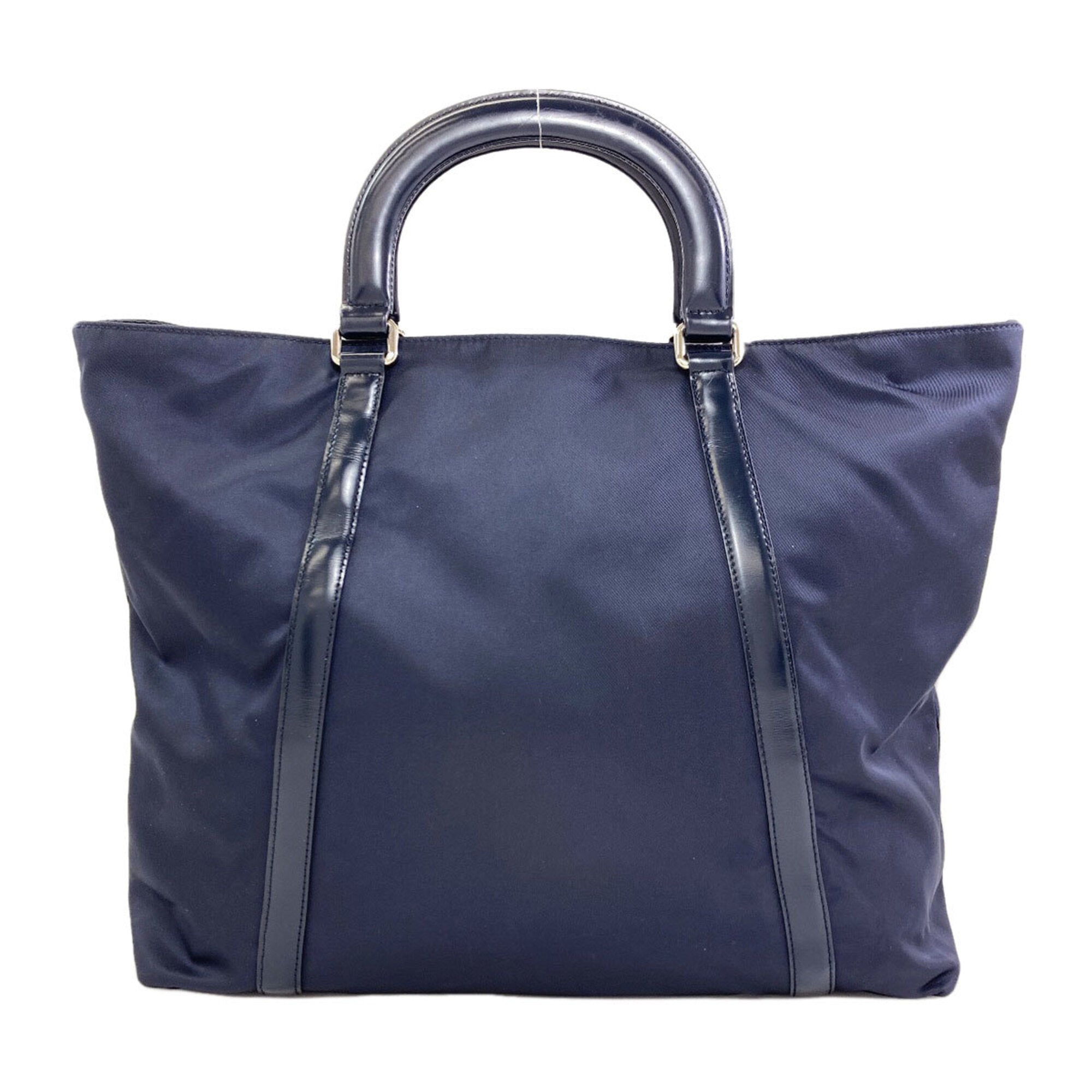 Prada Navy Nylon Handbag (Pre-Owned)