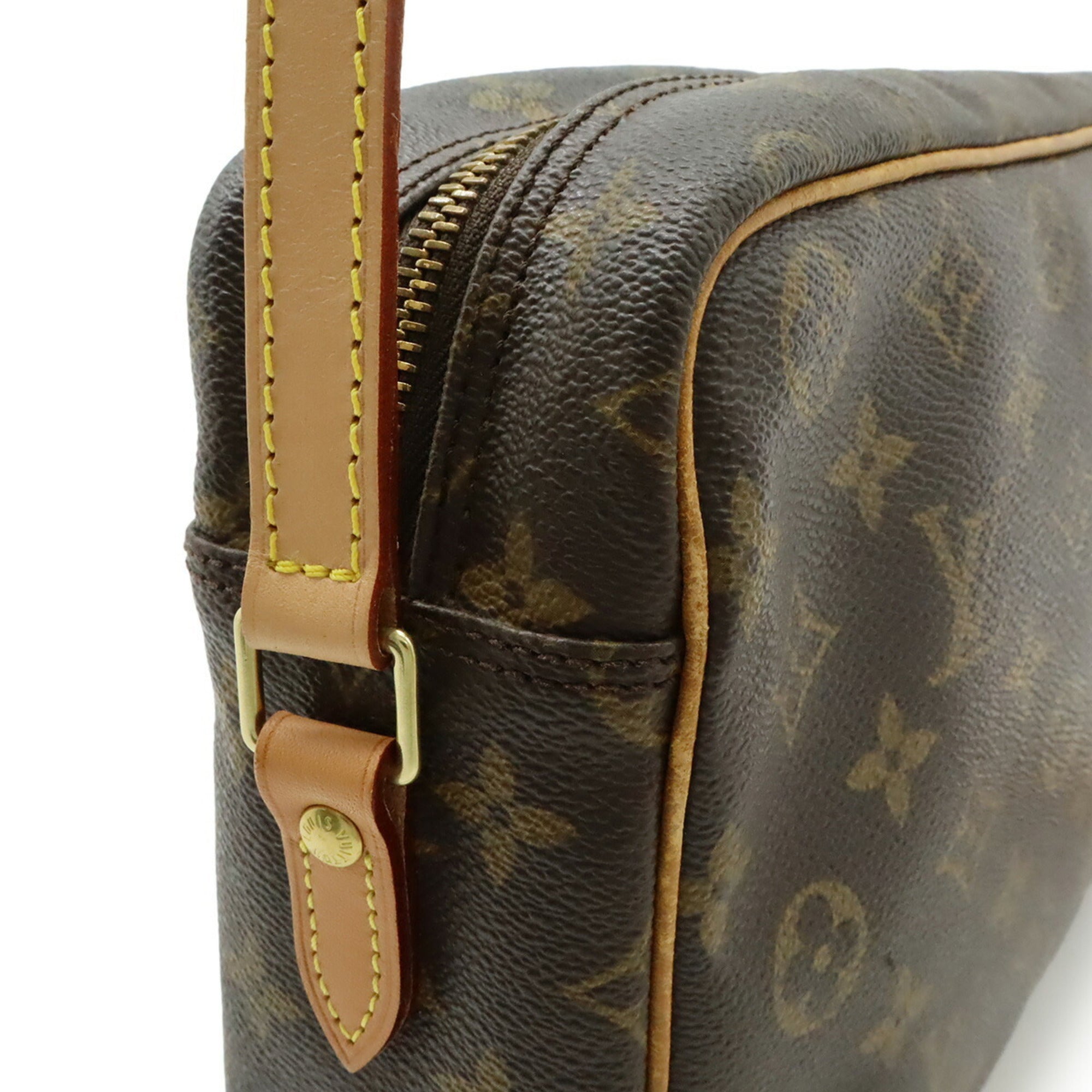 Louis Vuitton Black Brown Monogram Monogram Shoulder Bag (Pre-Owned)