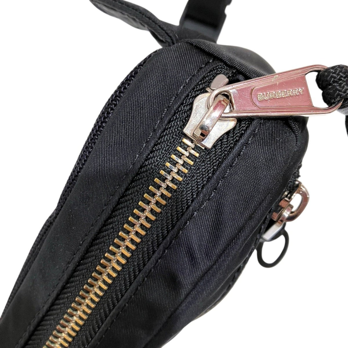 Burberry Black Canvas Fanny Pack (Pre-Owned)