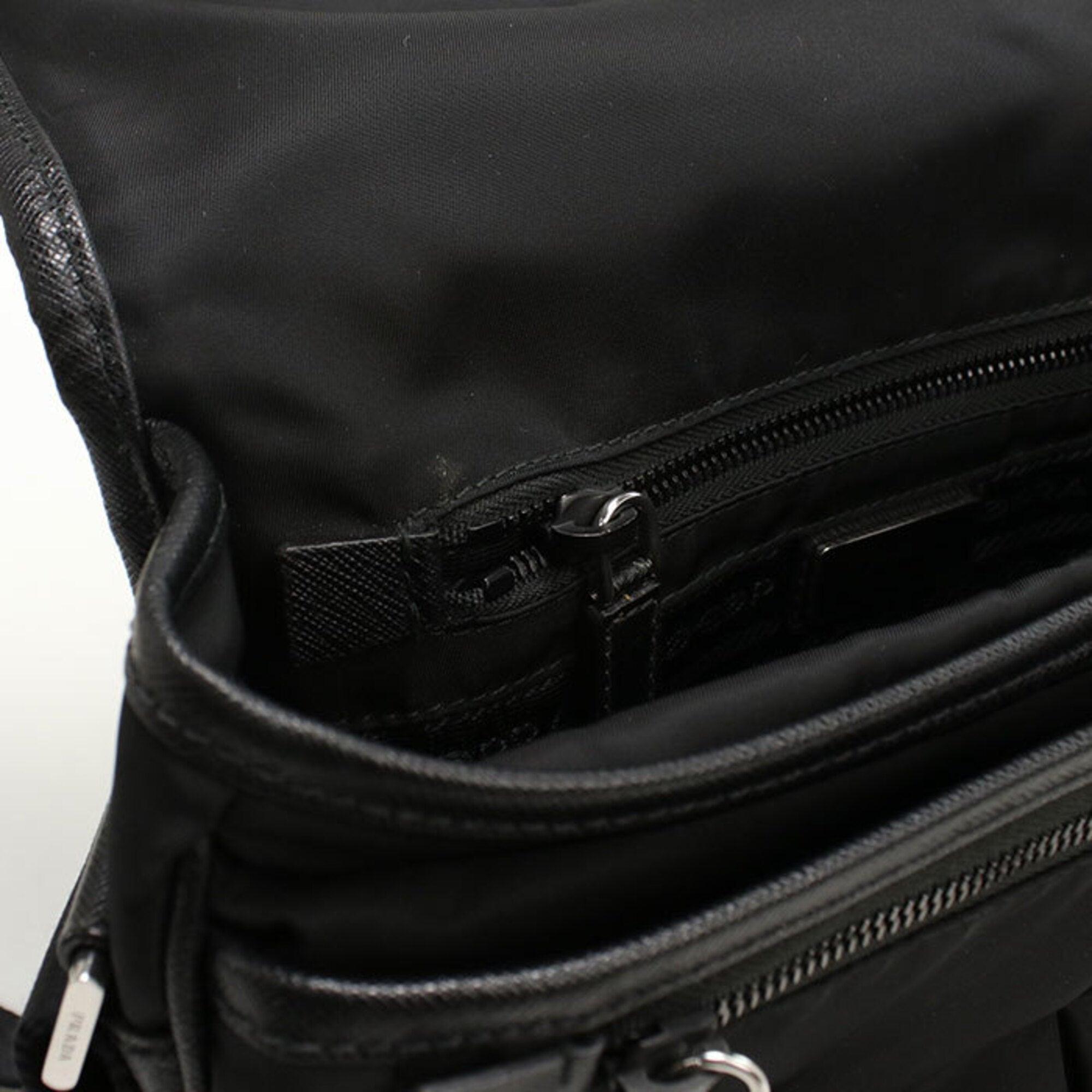 Prada Black Nylon Shoulder Bag (Pre-Owned)