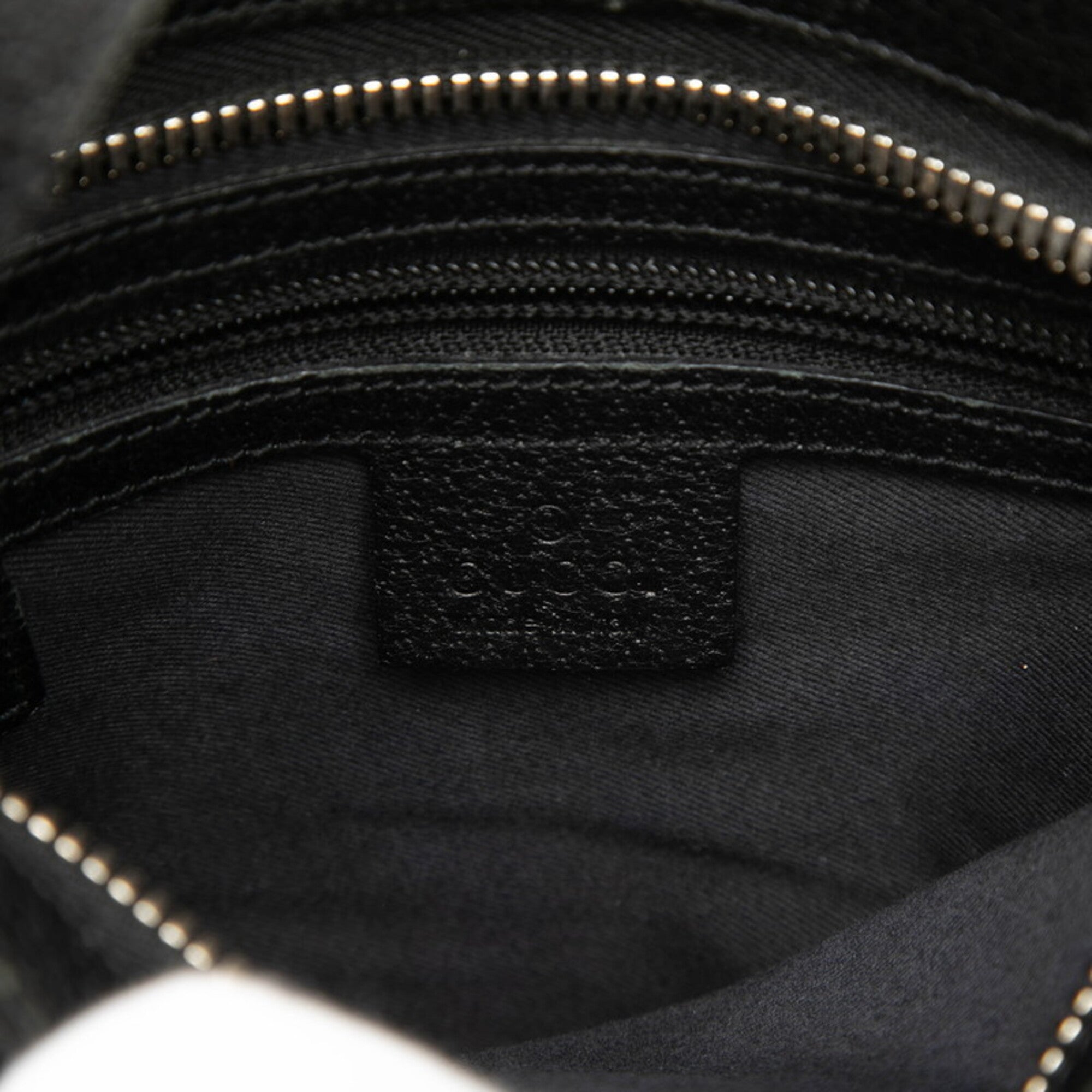 Gucci Black Canvas Leather Shoulder Bag (Pre-Owned)
