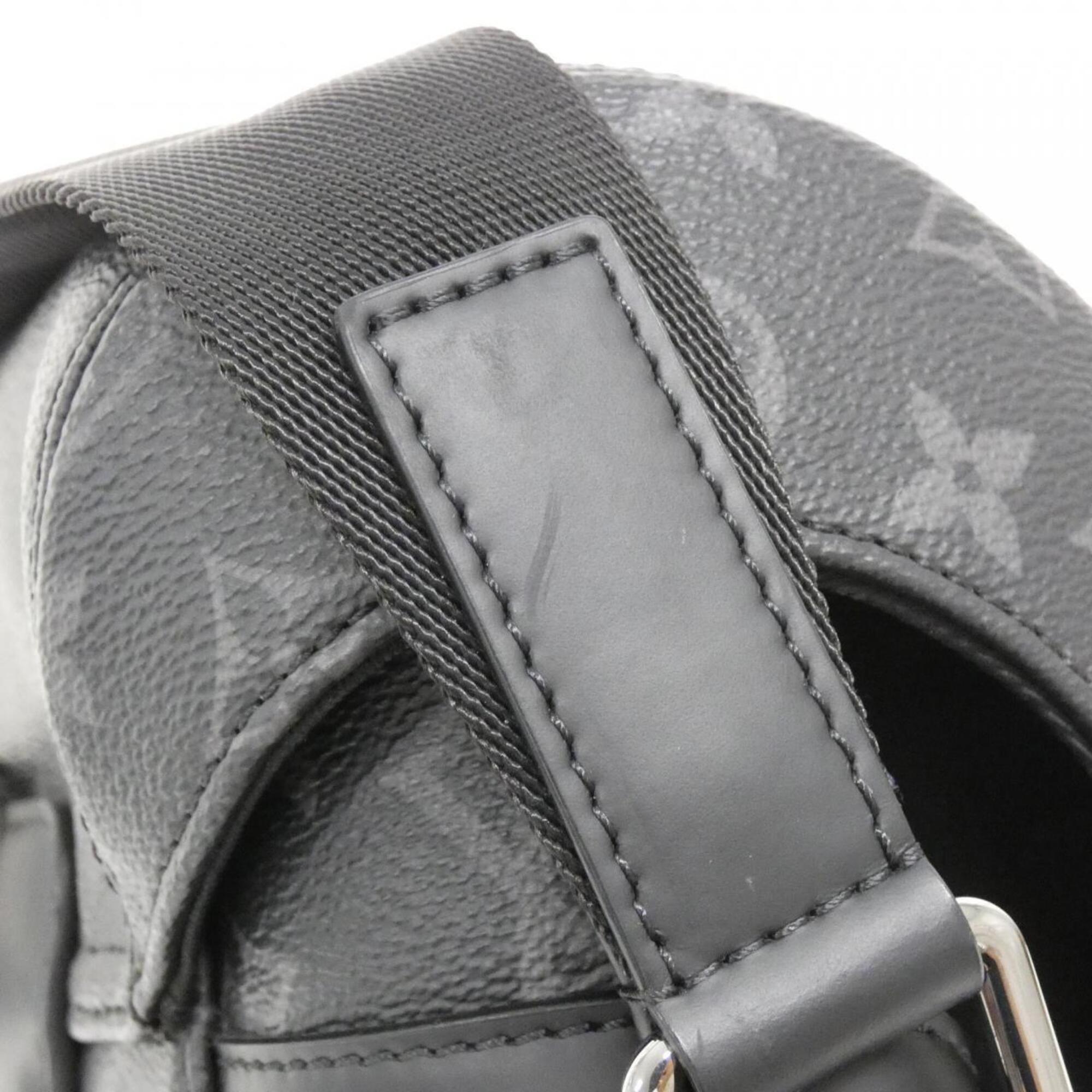 Louis Vuitton Black Coated Canvas Shoulder Bag (Pre-Owned)