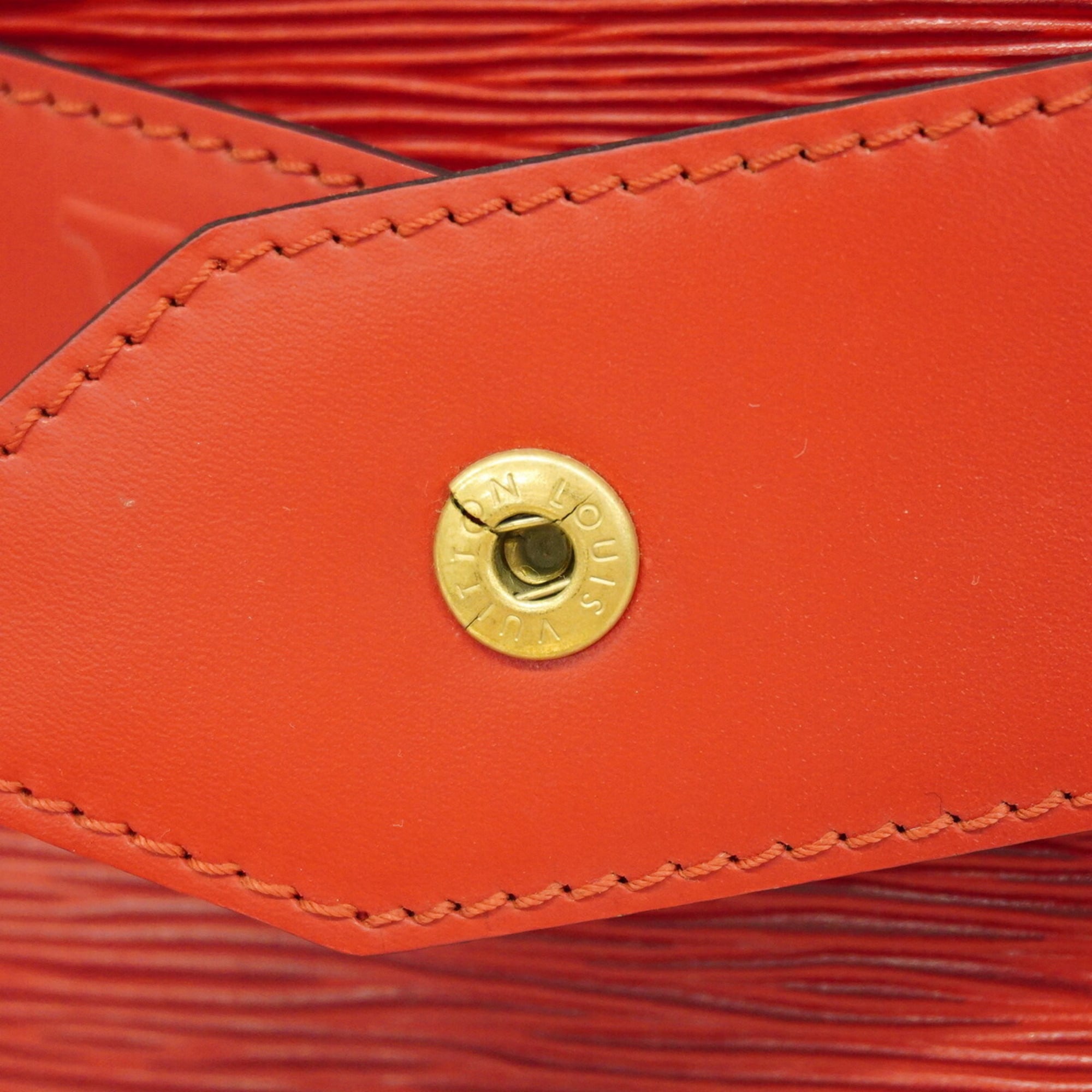 Louis Vuitton Castilian Red Shoulder Bag (Pre-Owned)