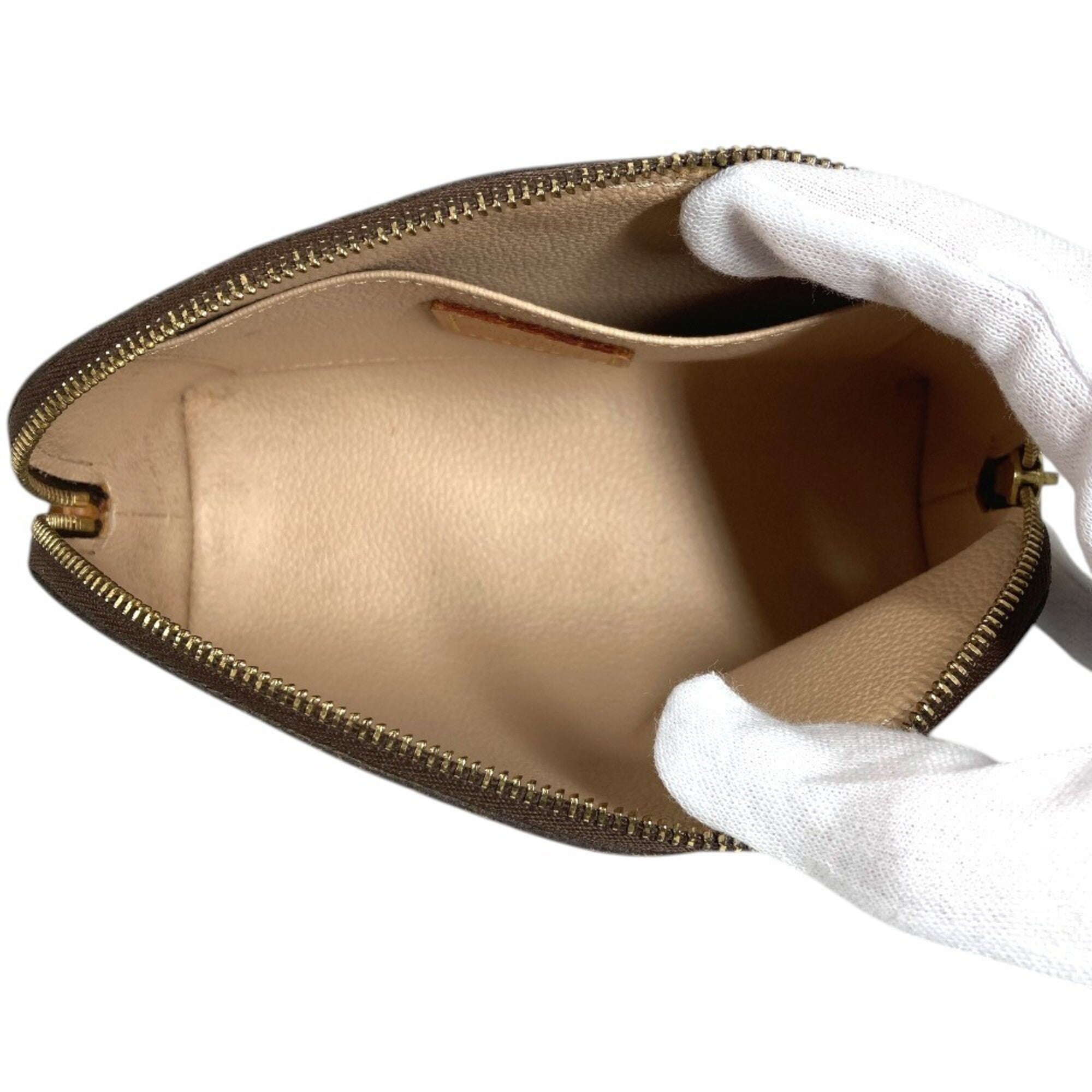 Louis Vuitton Monogram Brown Monogram Pouch (Pre-Owned)
