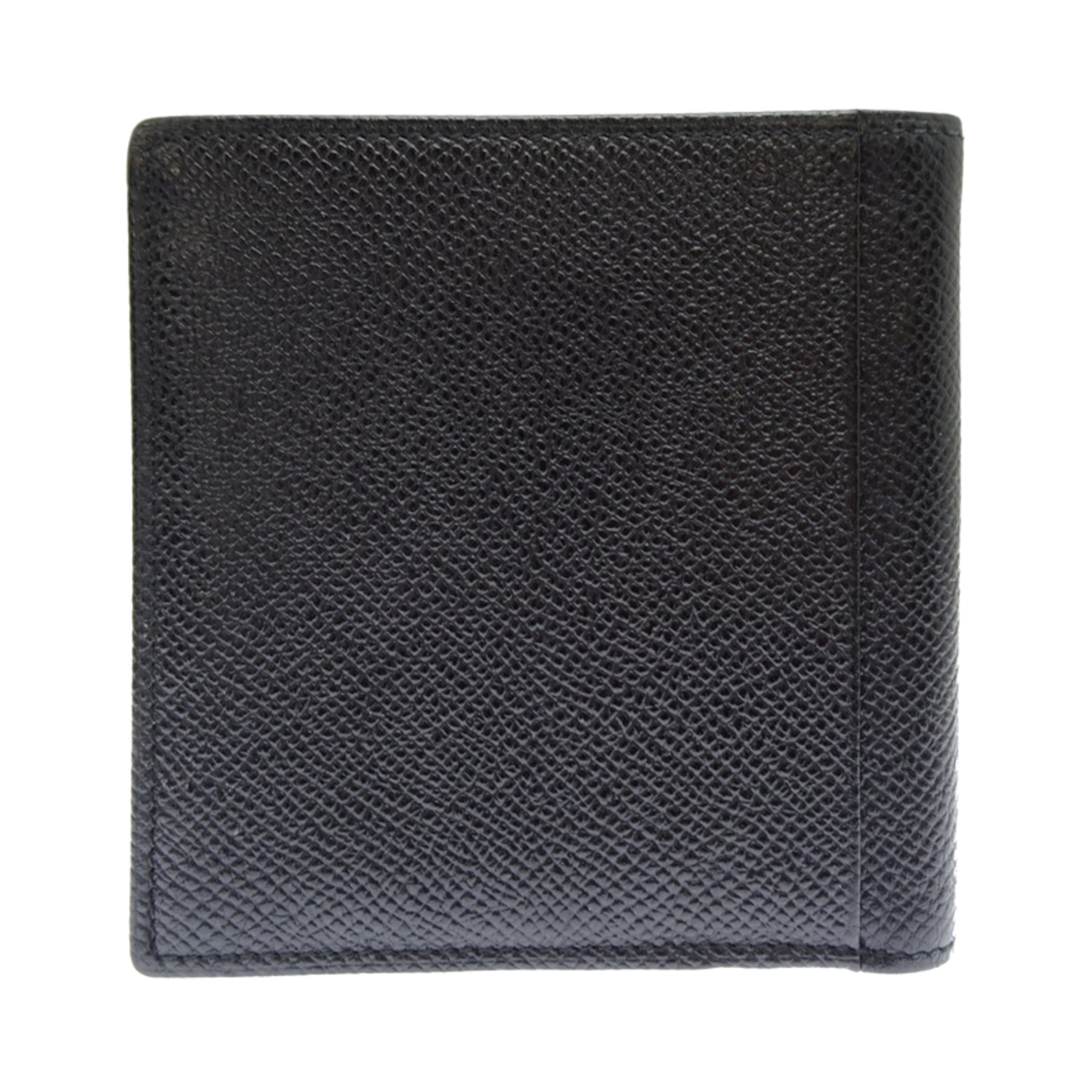 Bvlgari Black Leather Wallet (Bi-Fold) (Pre-Owned)