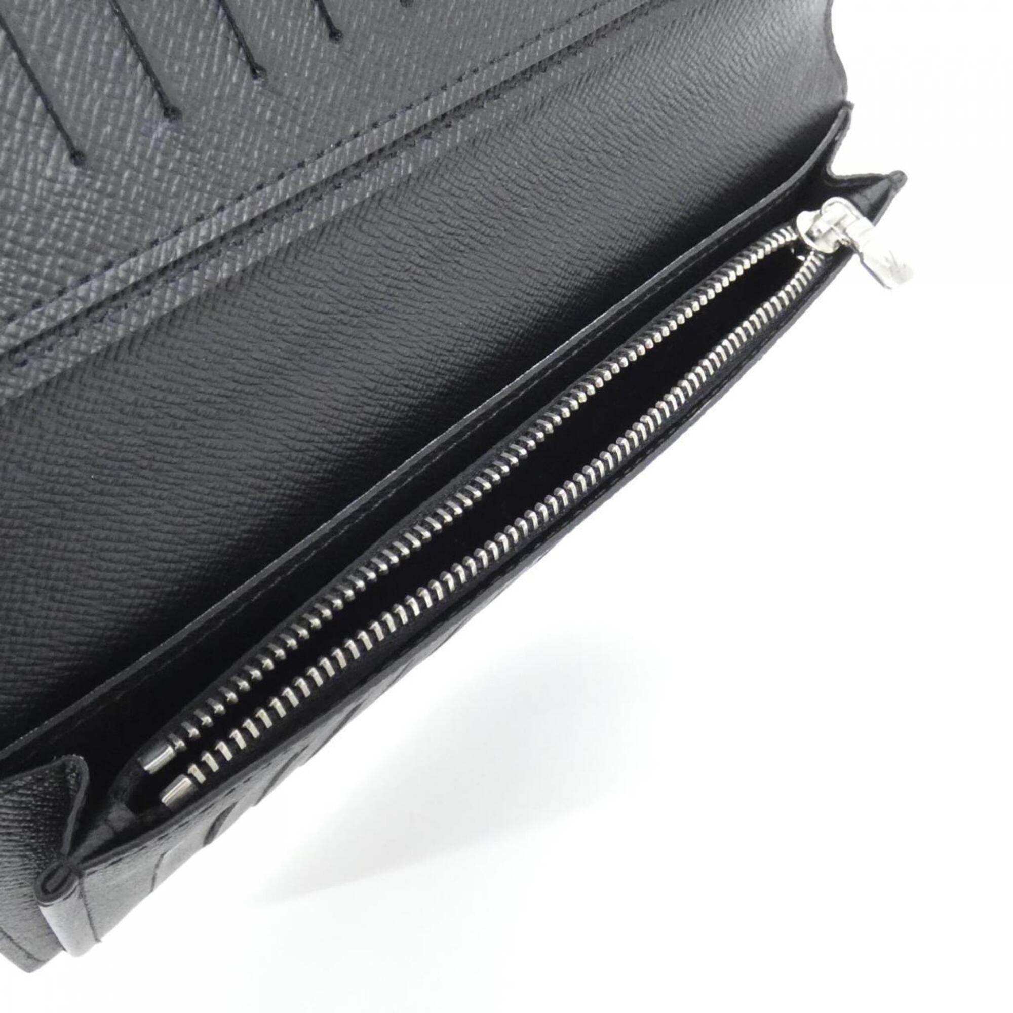 Louis Vuitton Damier Graphite Blue Graphite Coated Canvas Long Wallet (Bi-Fold) (Pre-Owned)