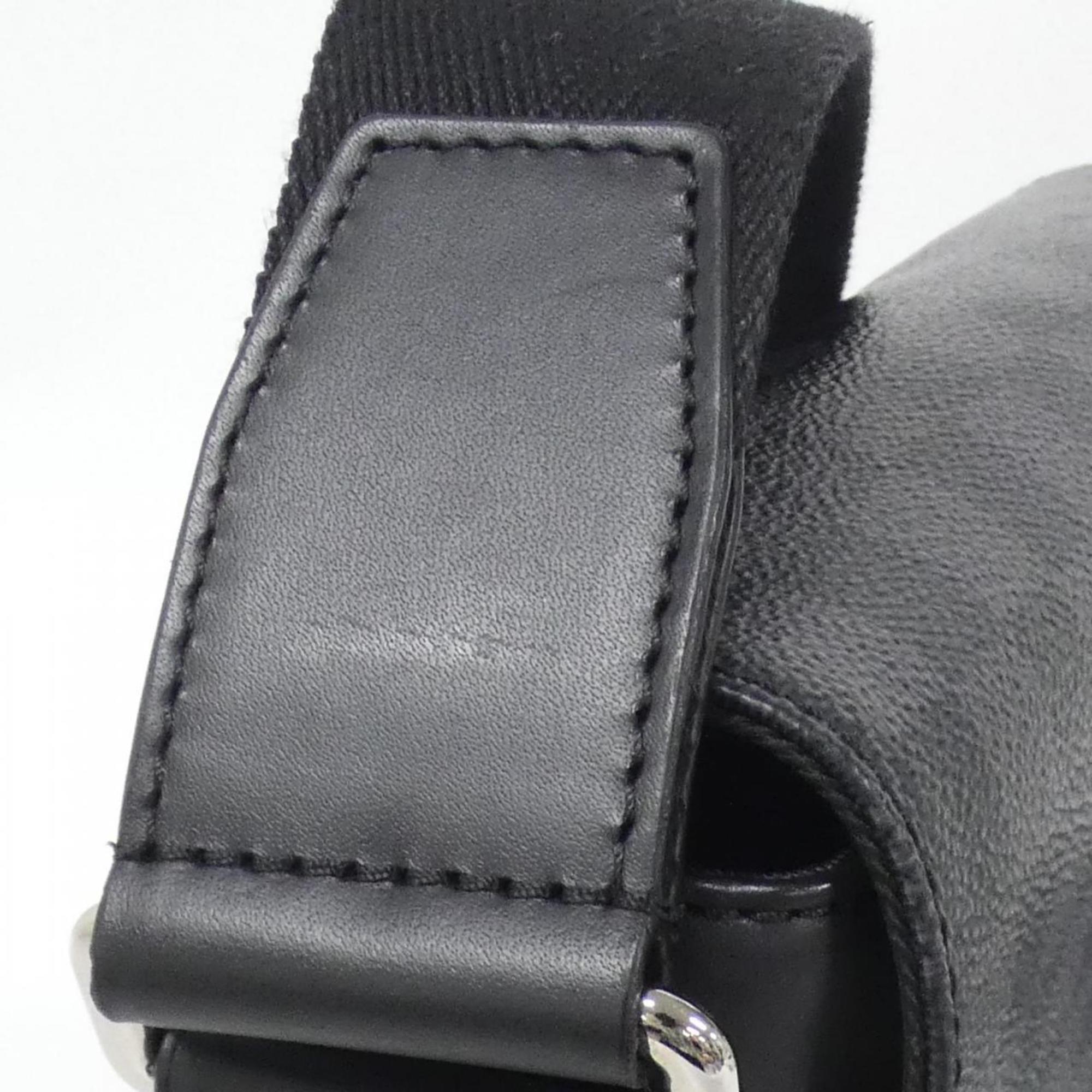 Louis Vuitton Graphite Gray Coated Canvas Shoulder Bag (Pre-Owned)