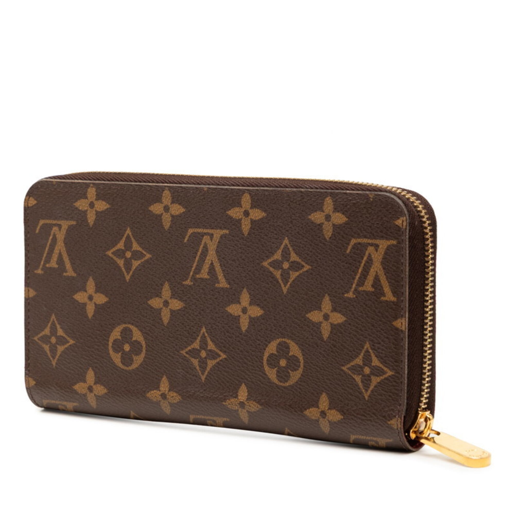Louis Vuitton Brown Fuchsia Monogram Monogram Long Wallet (Bi-Fold) (Pre-Owned)