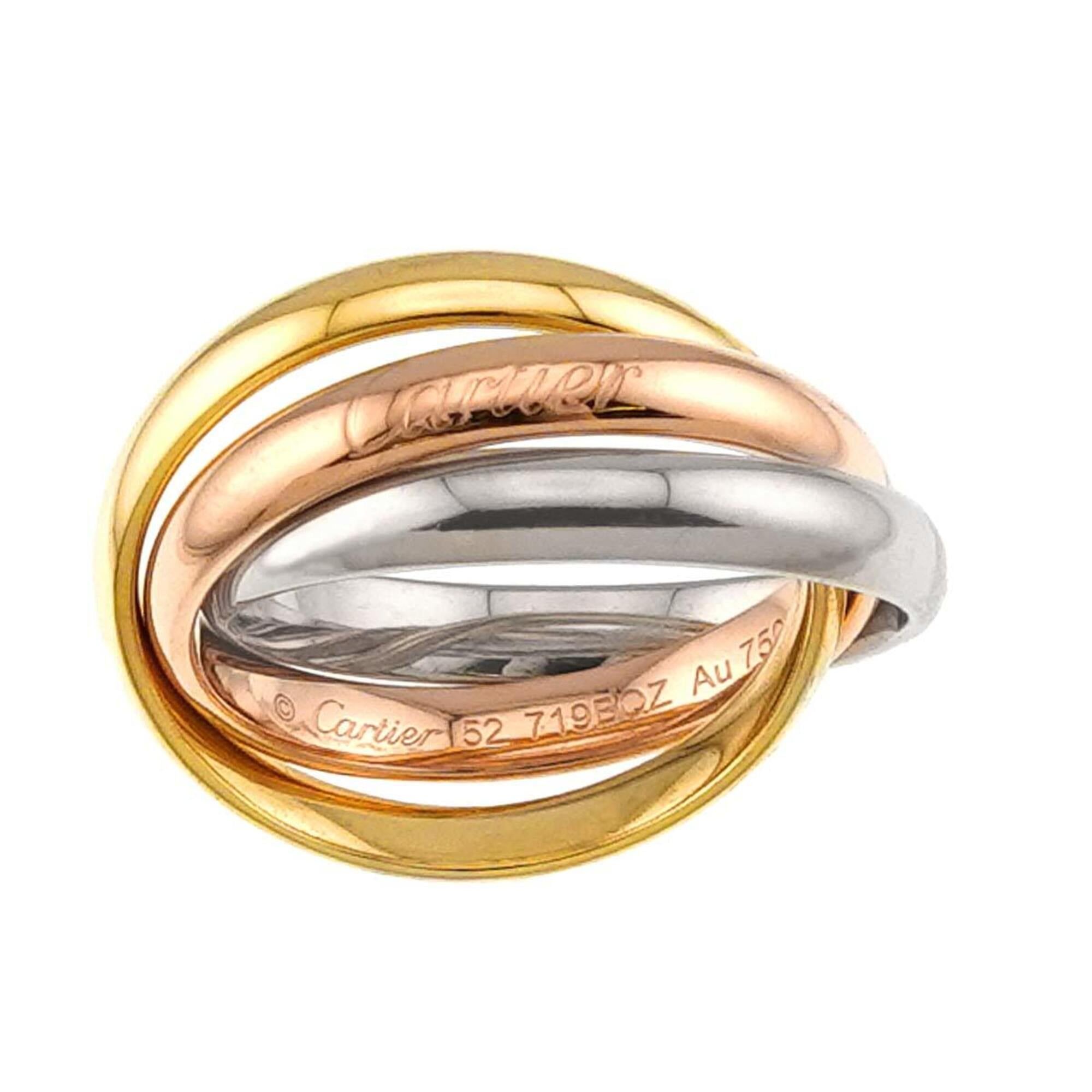 Cartier Yellow Gold (18K) Pink Gold (18K) White Gold (18K) Band Ring (Pre-Owned)
