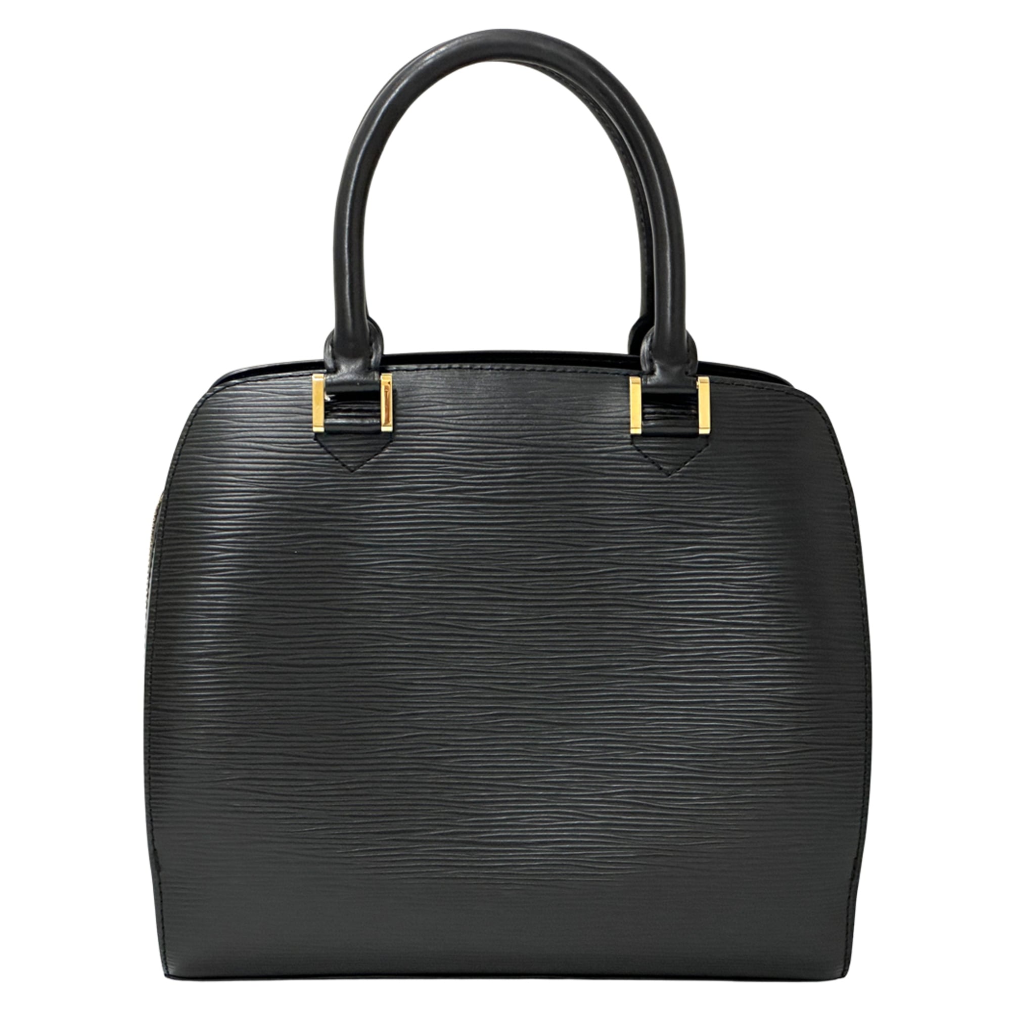 Louis Vuitton Black Noir Epi Leather Handbag (Pre-Owned)