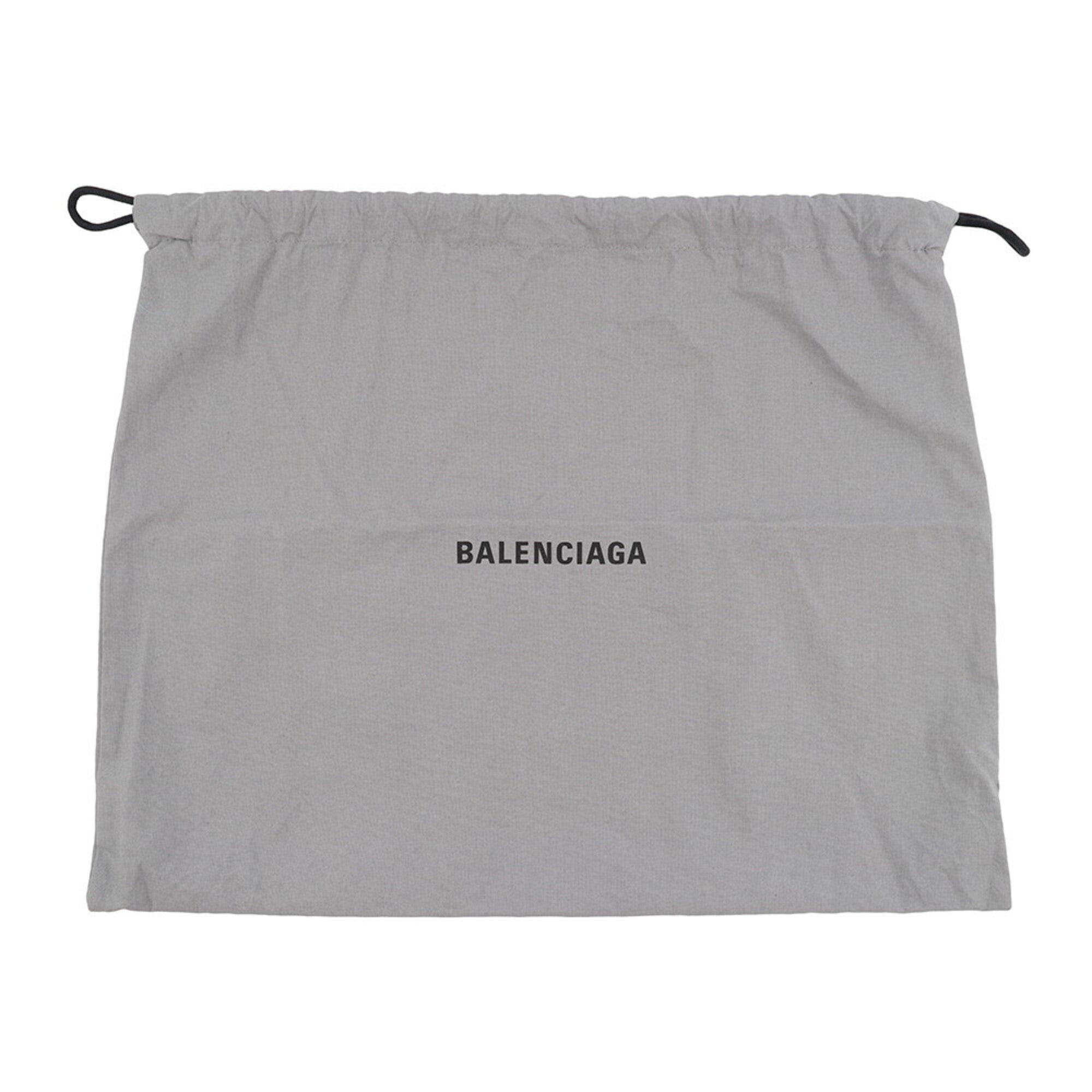 Balenciaga Black Leather Handbag Shoulder Bag (Pre-Owned)