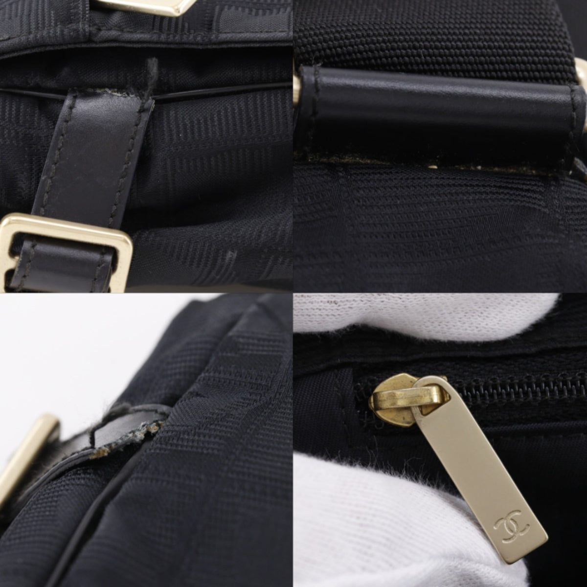 Chanel New Travel Line Black New Travel Line Shoulder Bag (Pre-Owned)