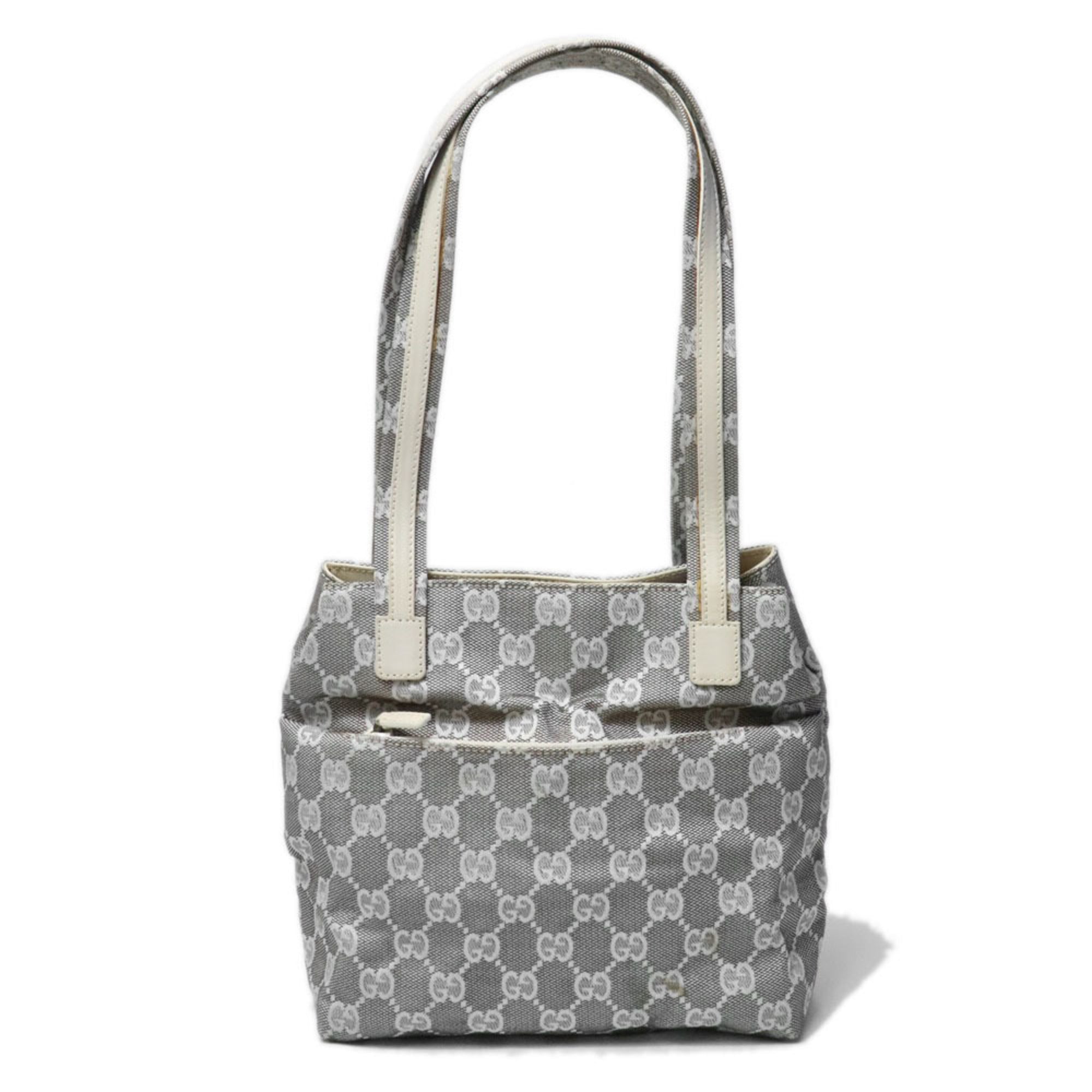 Gucci Gray Gg Canvas Tote Bag (Pre-Owned)