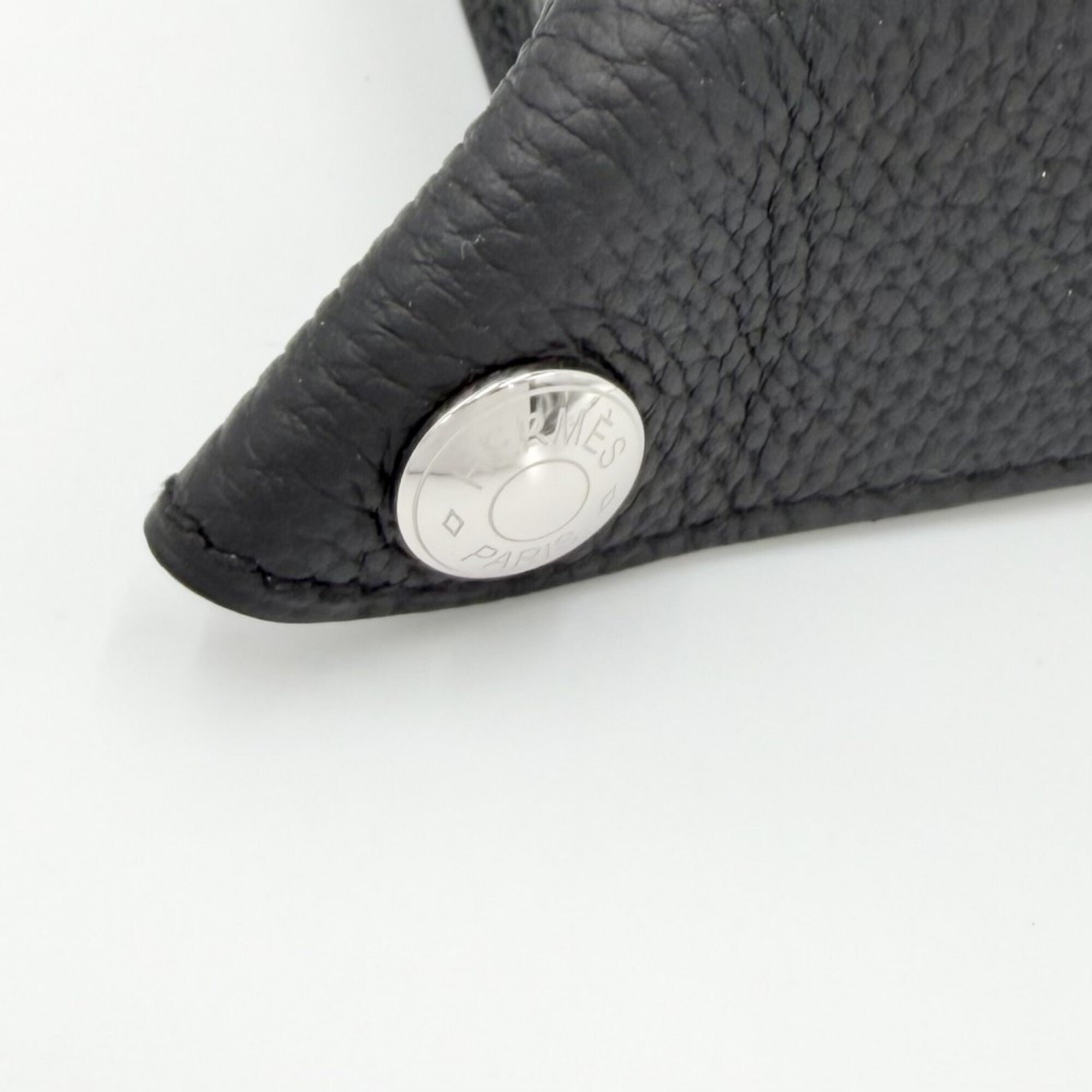 Hermes Black Leather Shoulder Bag Sling Bag (Pre-Owned)