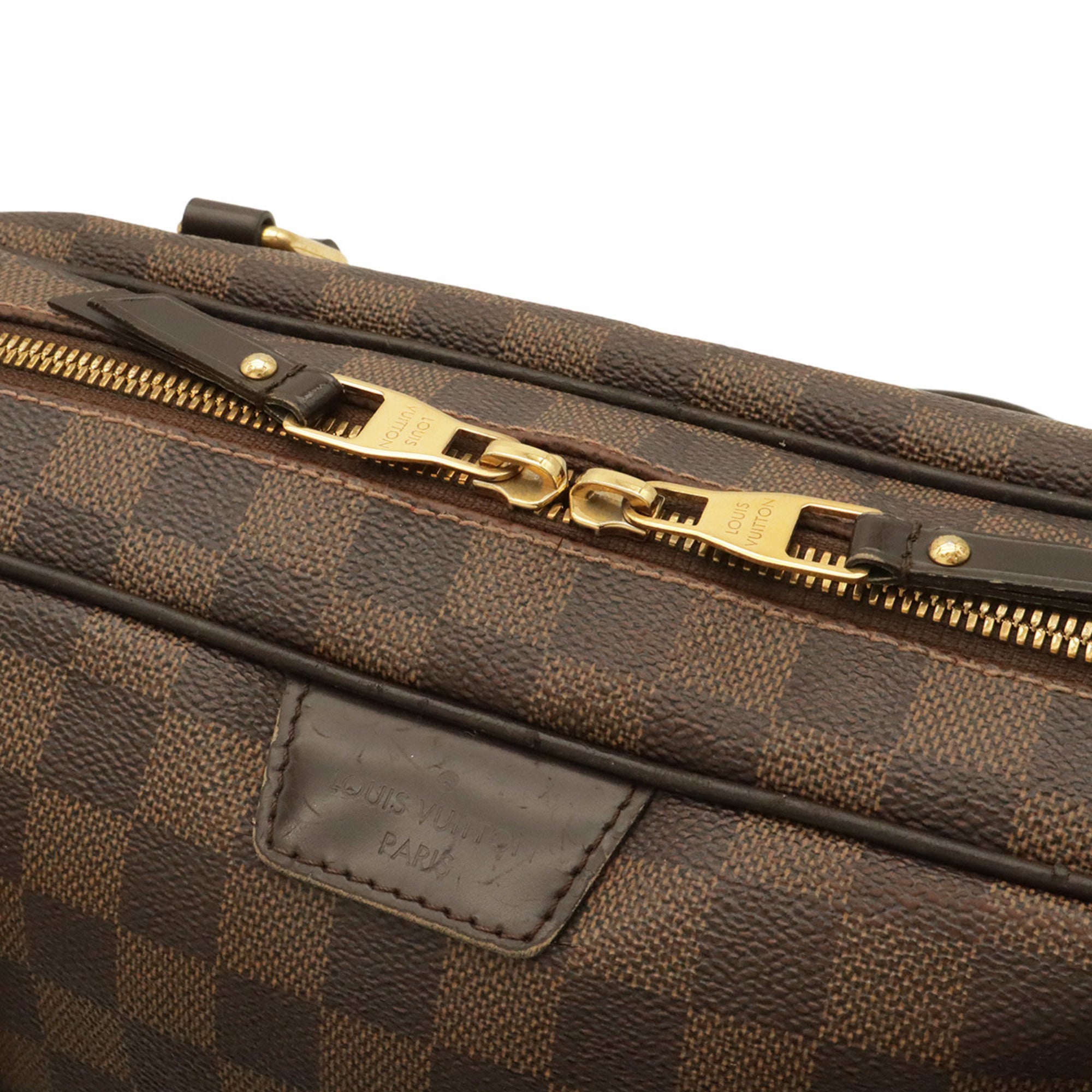 Louis Vuitton Brown Damier Canvas Pvc Coated Canvas Shoulder Bag Tote Bag (Pre-Owned)
