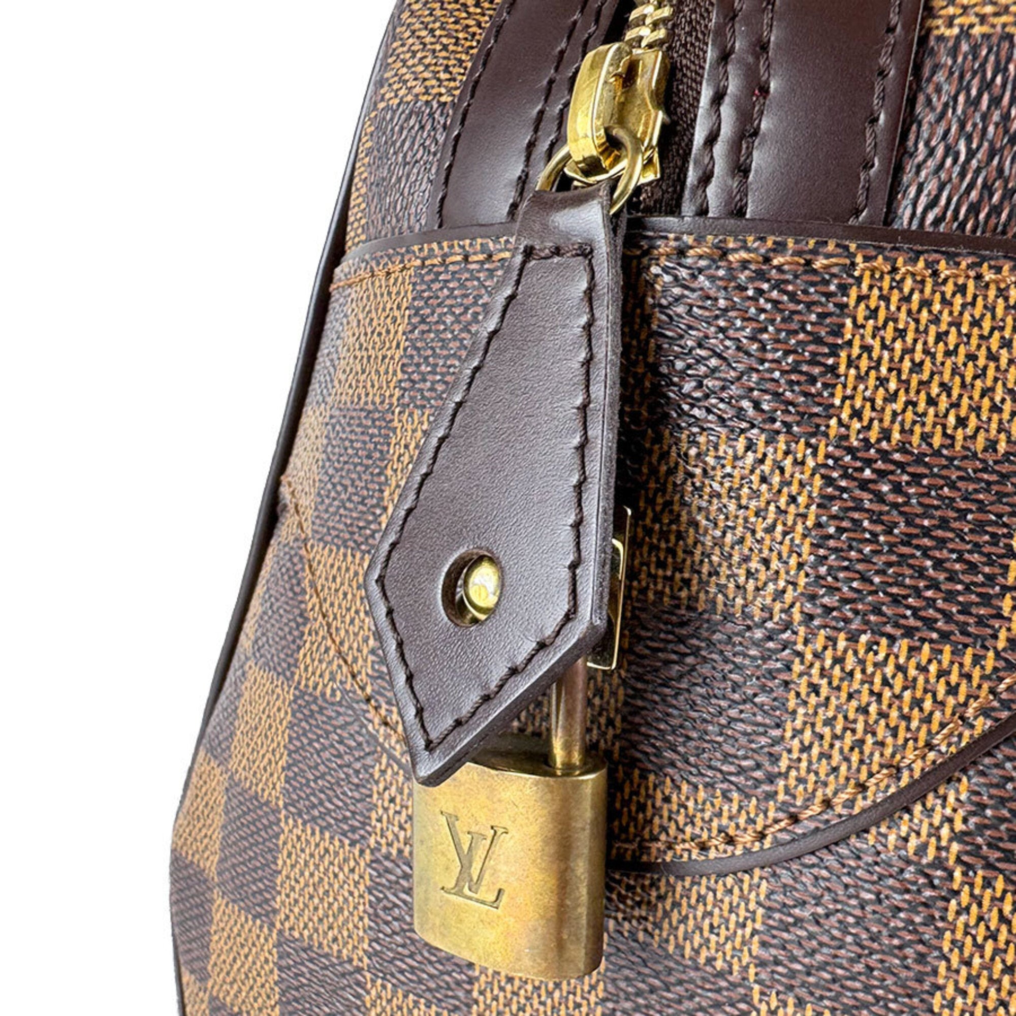 Louis Vuitton Damier Canvas Ebene Damier Canvas Handbag (Pre-Owned)