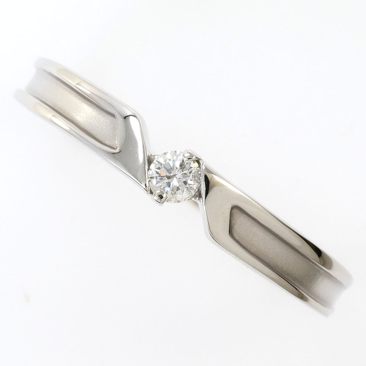 Unbranded White Gold White Gold (14K) Band Ring (Pre-Owned)