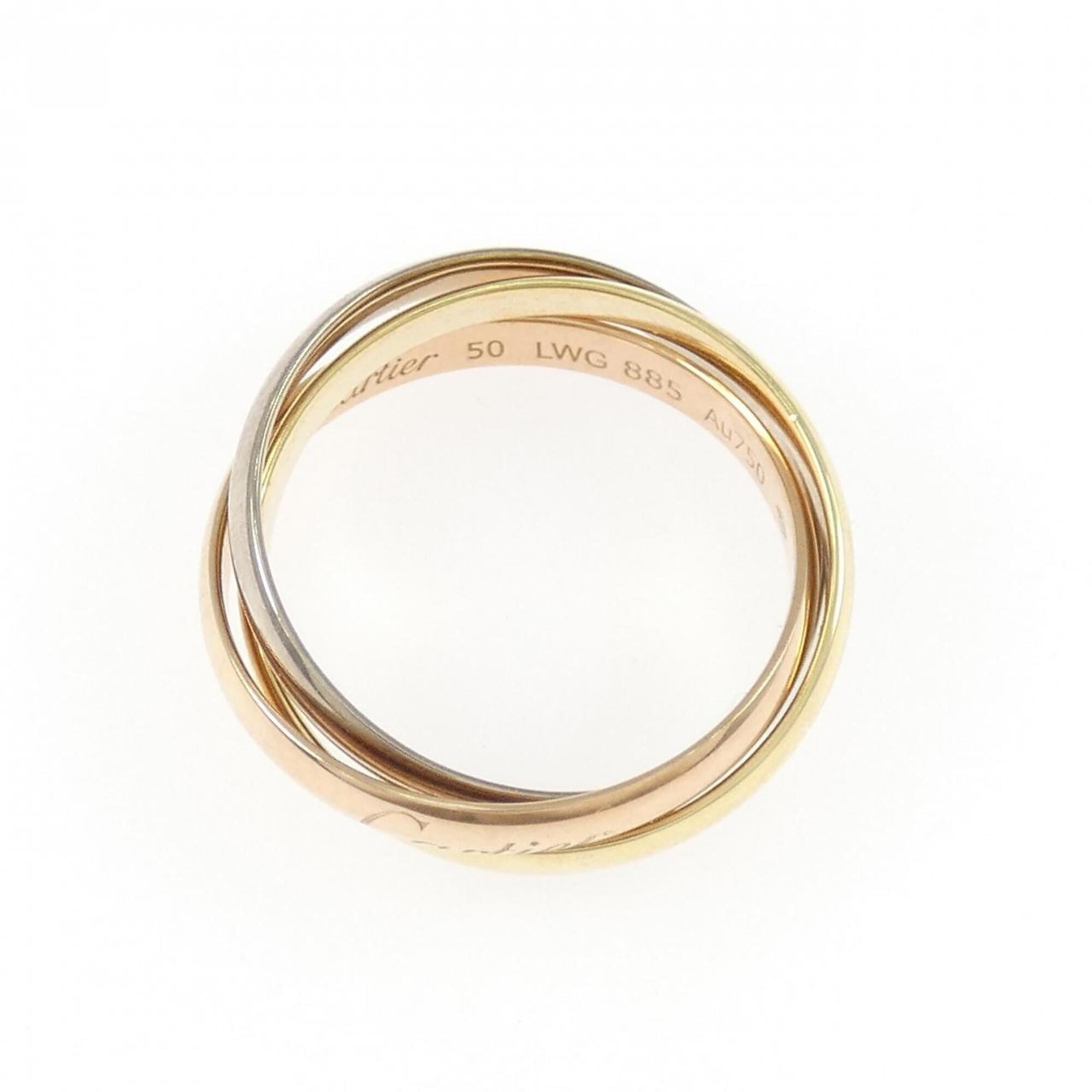 Cartier Yellow Gold (18K) Pink Gold (18K) White Gold (18K) Band Ring (Pre-Owned)