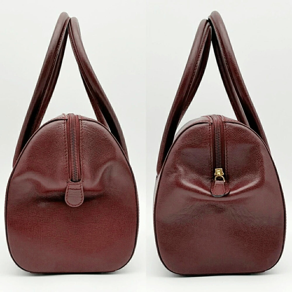 Cartier Must Bordeaux Leather Handbag (Pre-Owned)