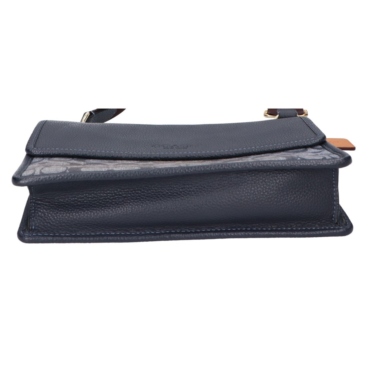 Coach Navy Canvas Shoulder Bag (Pre-Owned)