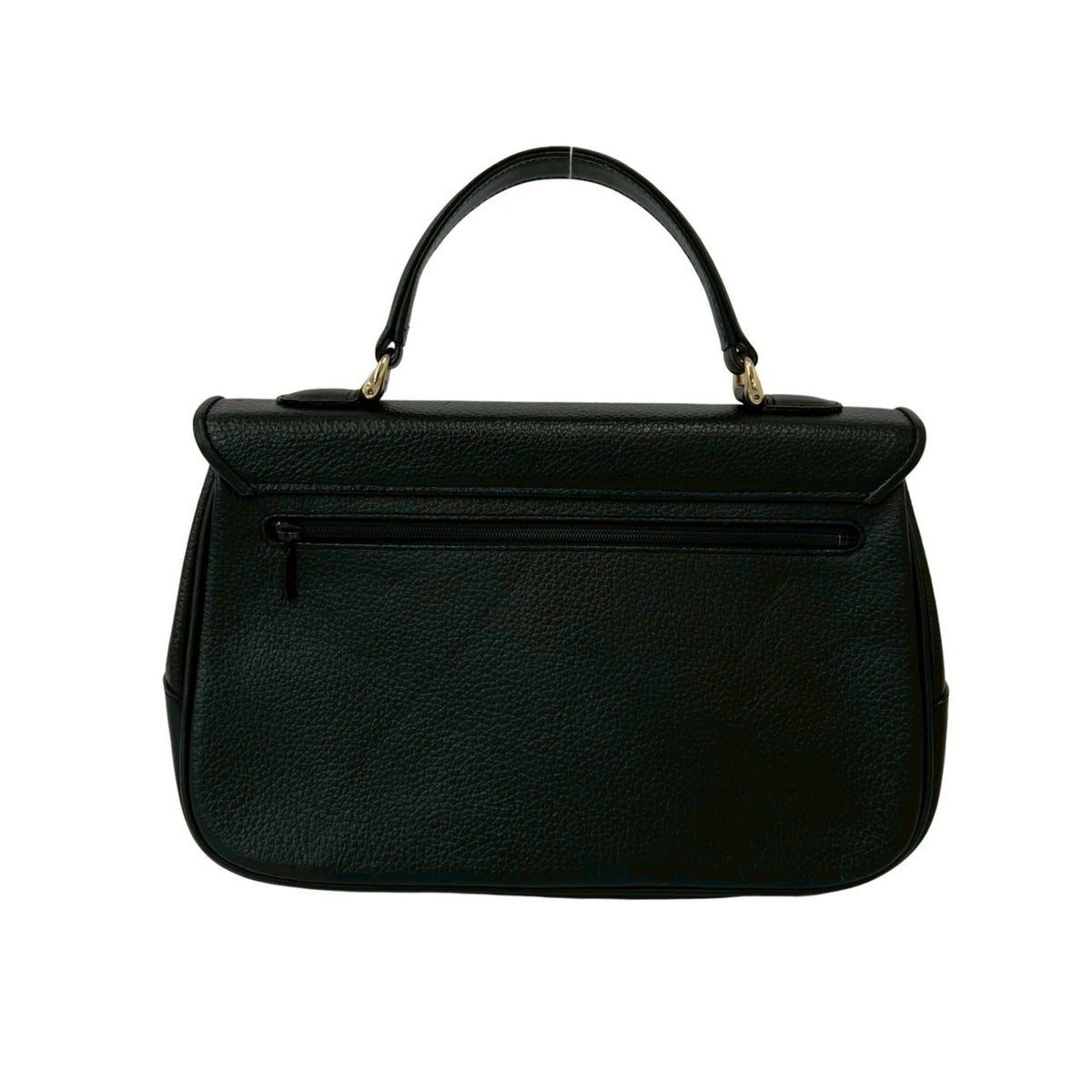 Burberry Black Leather Handbag (Pre-Owned)