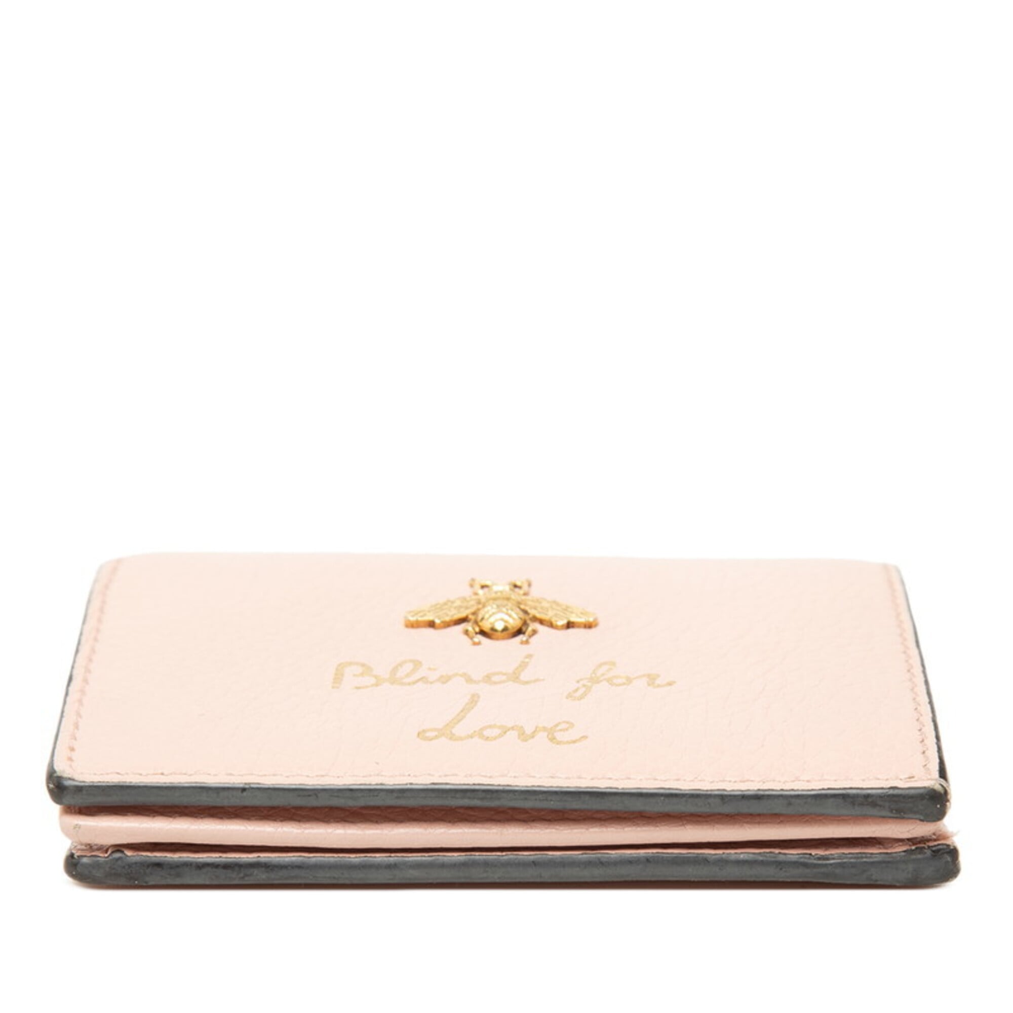Gucci Pink Leather Wallet (Bi-Fold) (Pre-Owned)