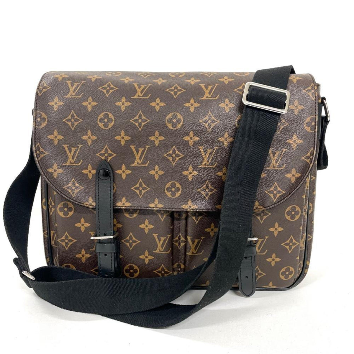 Louis Vuitton Brown Monogram Macassar Monogram Shoulder Bag (Pre-Owned)
