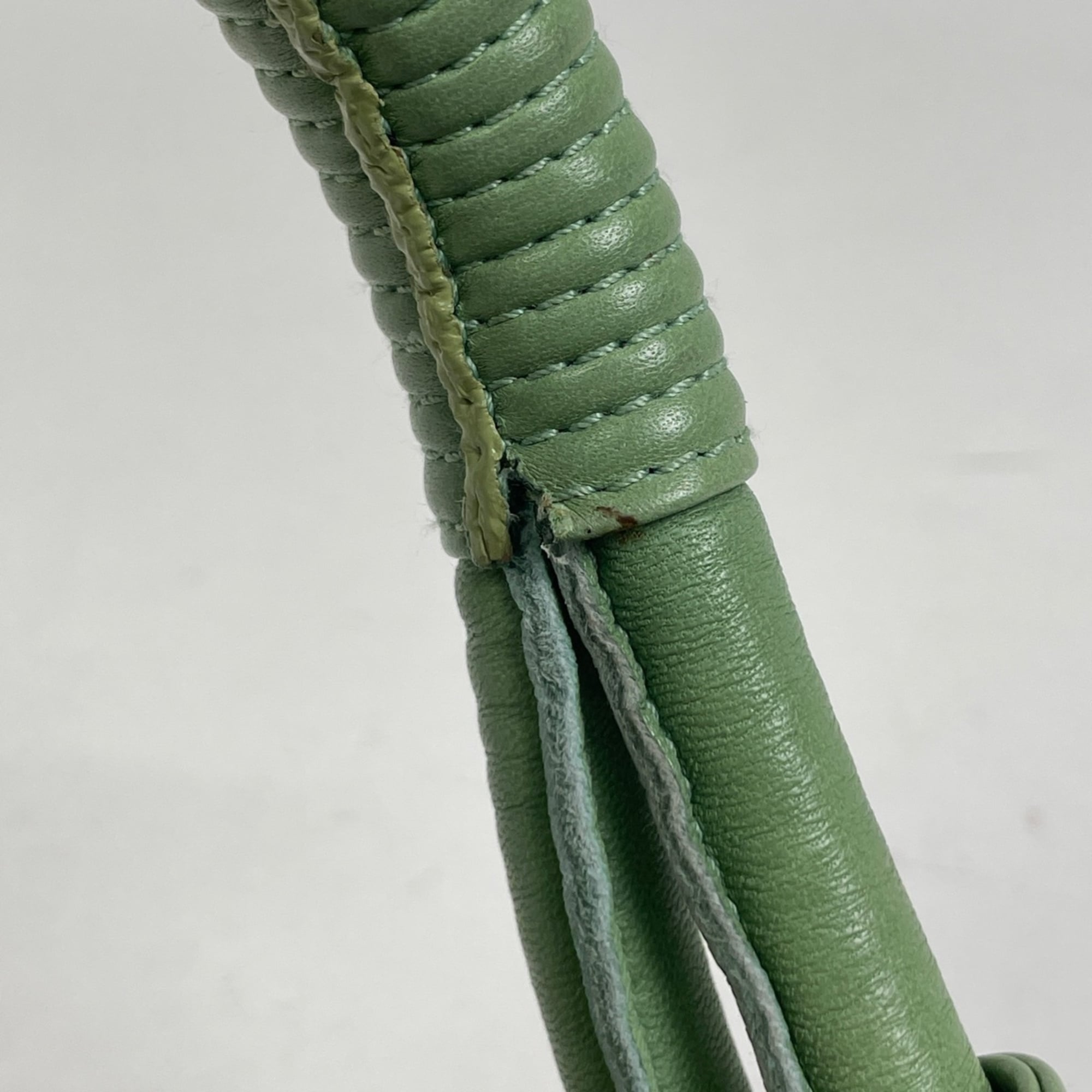 Loewe Nappa Aire Green Leather Handbag (Pre-Owned)