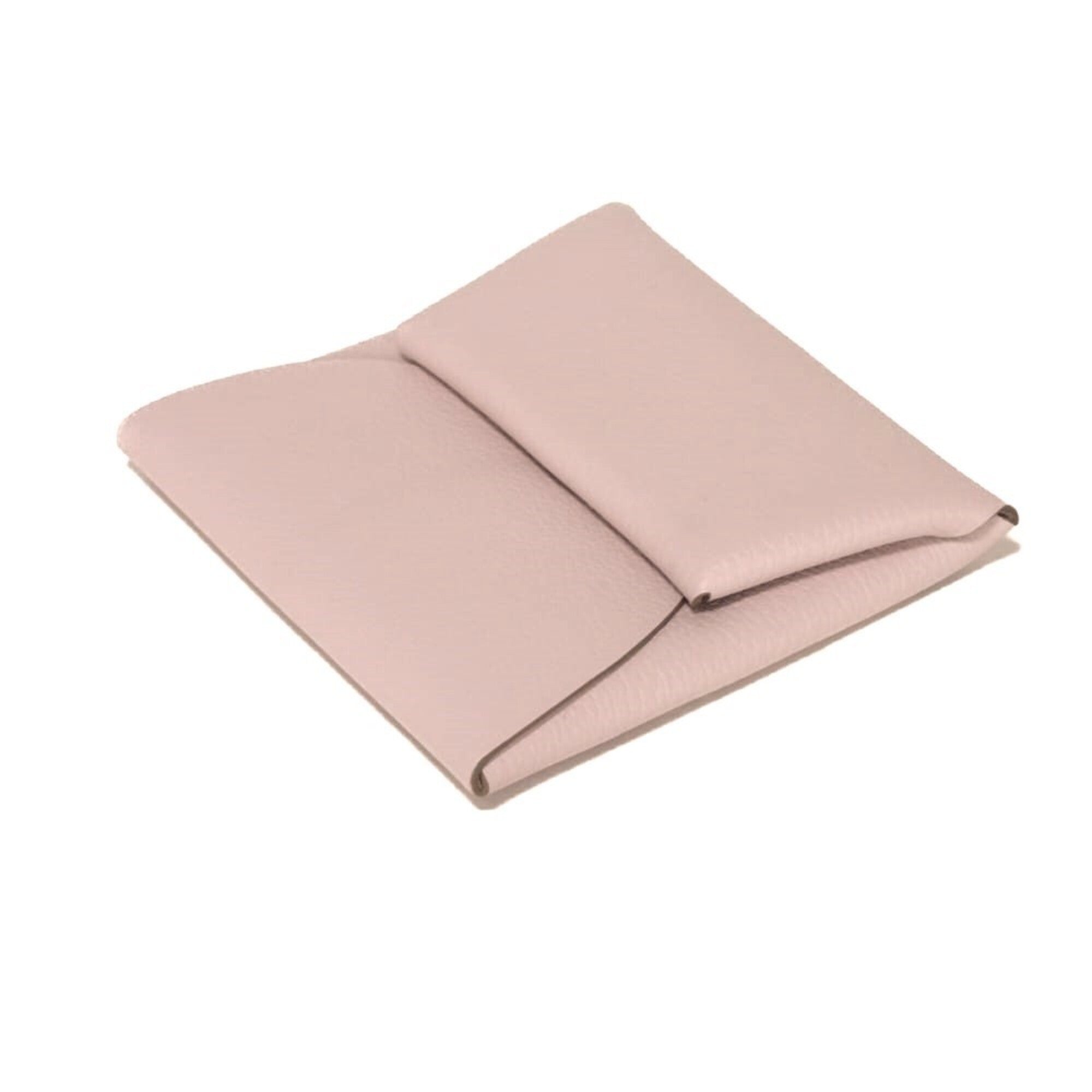 Hermes Pink Evercalf Leather Coin Purse/Coin Case (Pre-Owned)