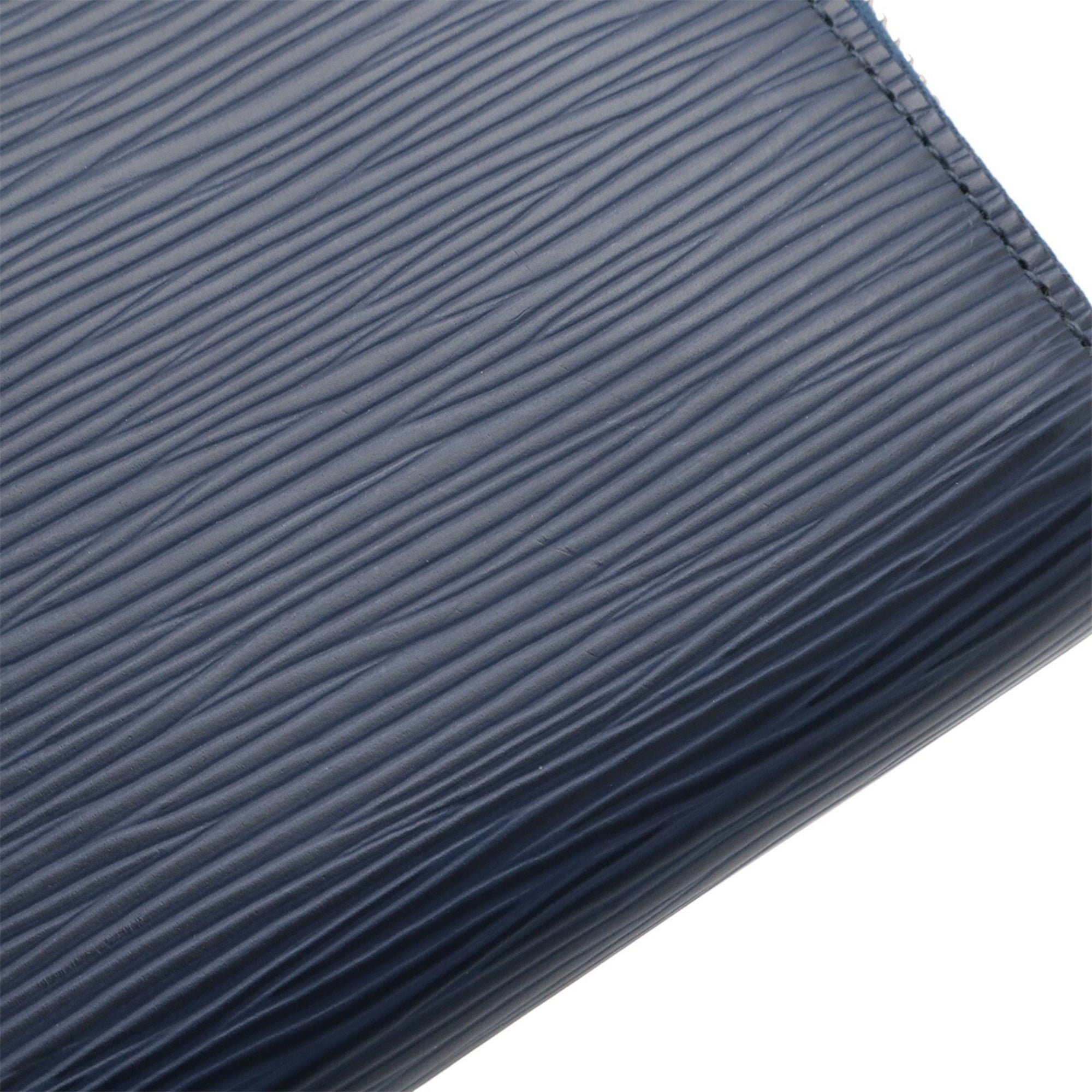 Louis Vuitton Blue Indigo Navy Epi Leather Long Wallet (Bi-Fold) (Pre-Owned)
