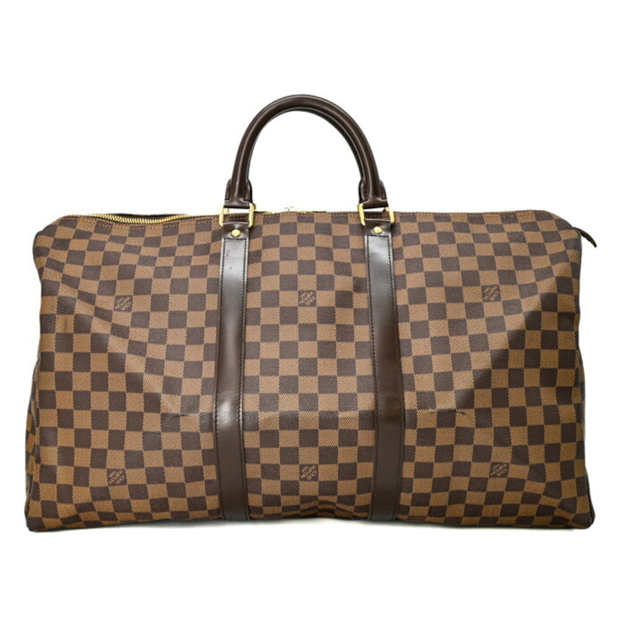 Louis Vuitton Brown Damier Canvas Damier Canvas Boston Bag (Pre-Owned)