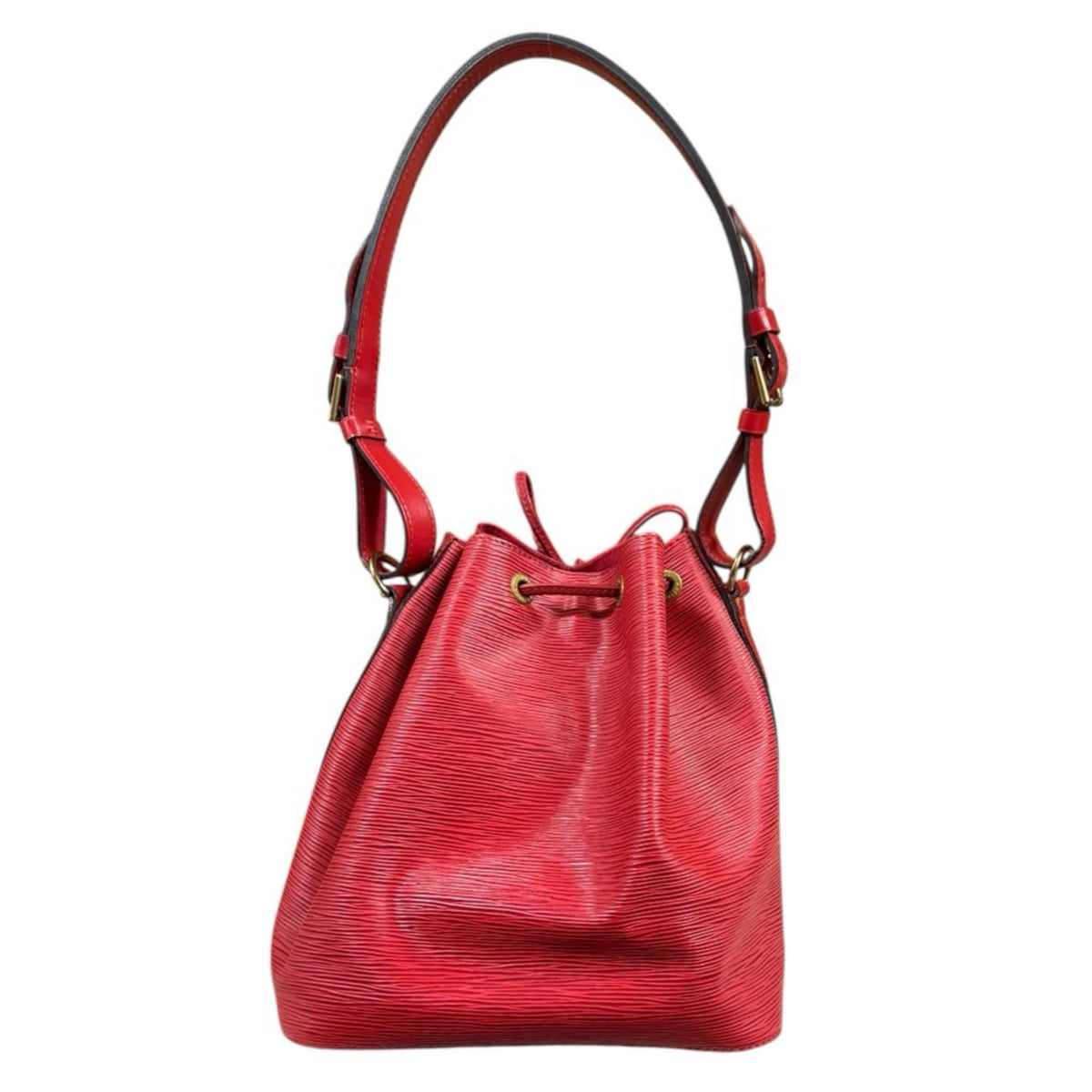 Louis Vuitton Castilian Red Red Color Epi Leather Shoulder Bag (Pre-Owned)