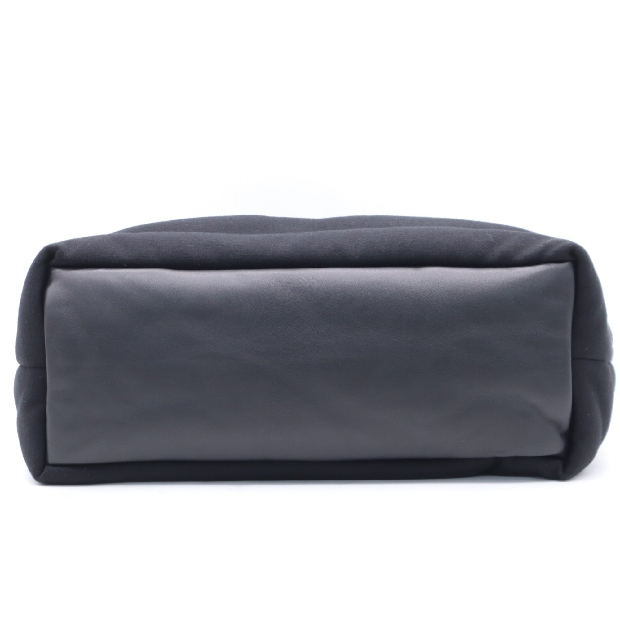 Yves Saint Laurent Black Cotton Handbag Tote Bag (Pre-Owned)