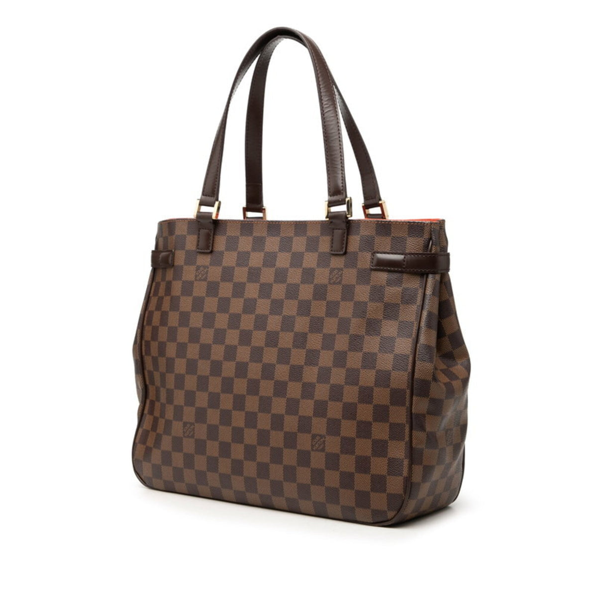 Louis Vuitton Brown Pvc Leather Handbag Tote Bag (Pre-Owned)