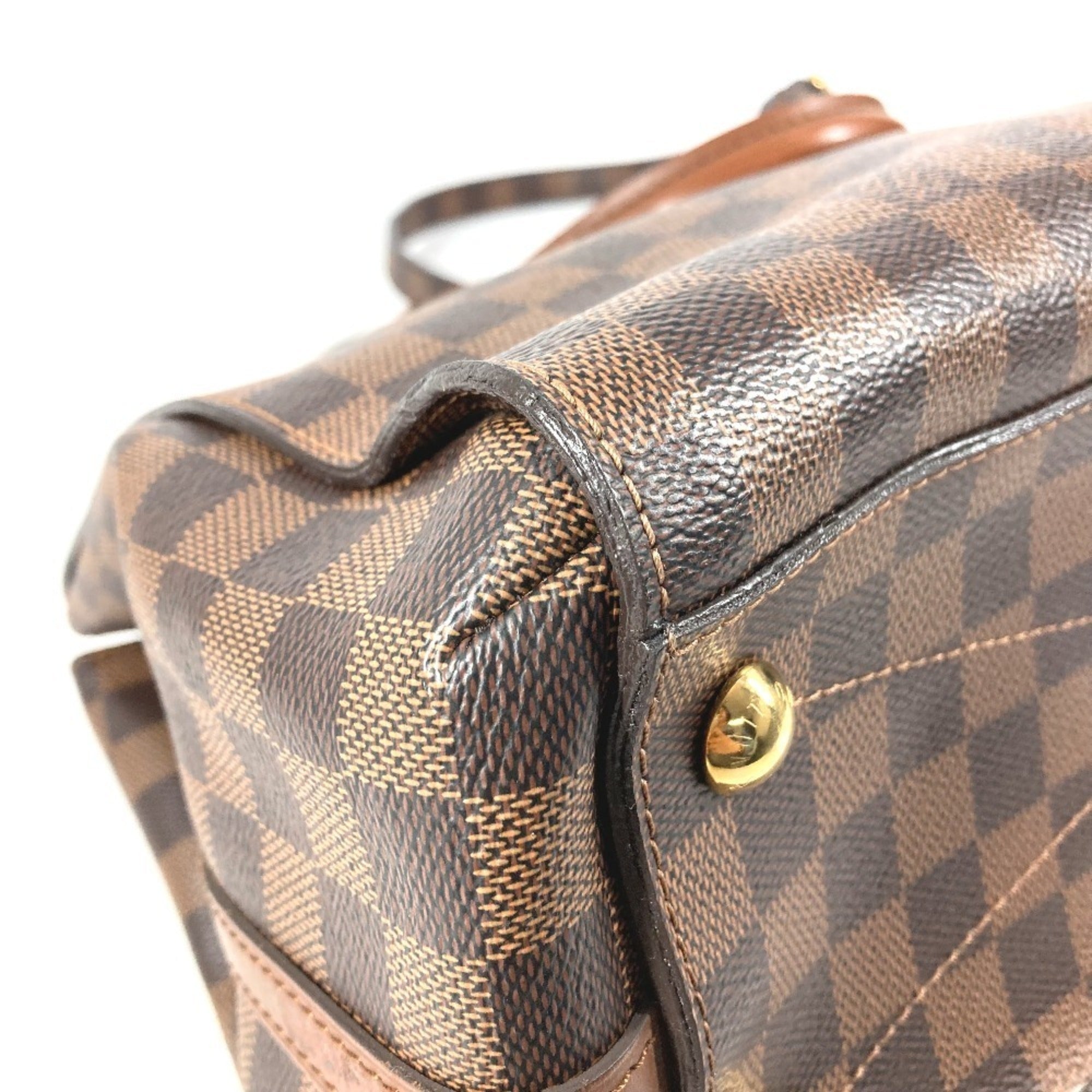 Louis Vuitton Brown Damier Canvas Handbag Shoulder Bag Tote Bag (Pre-Owned)