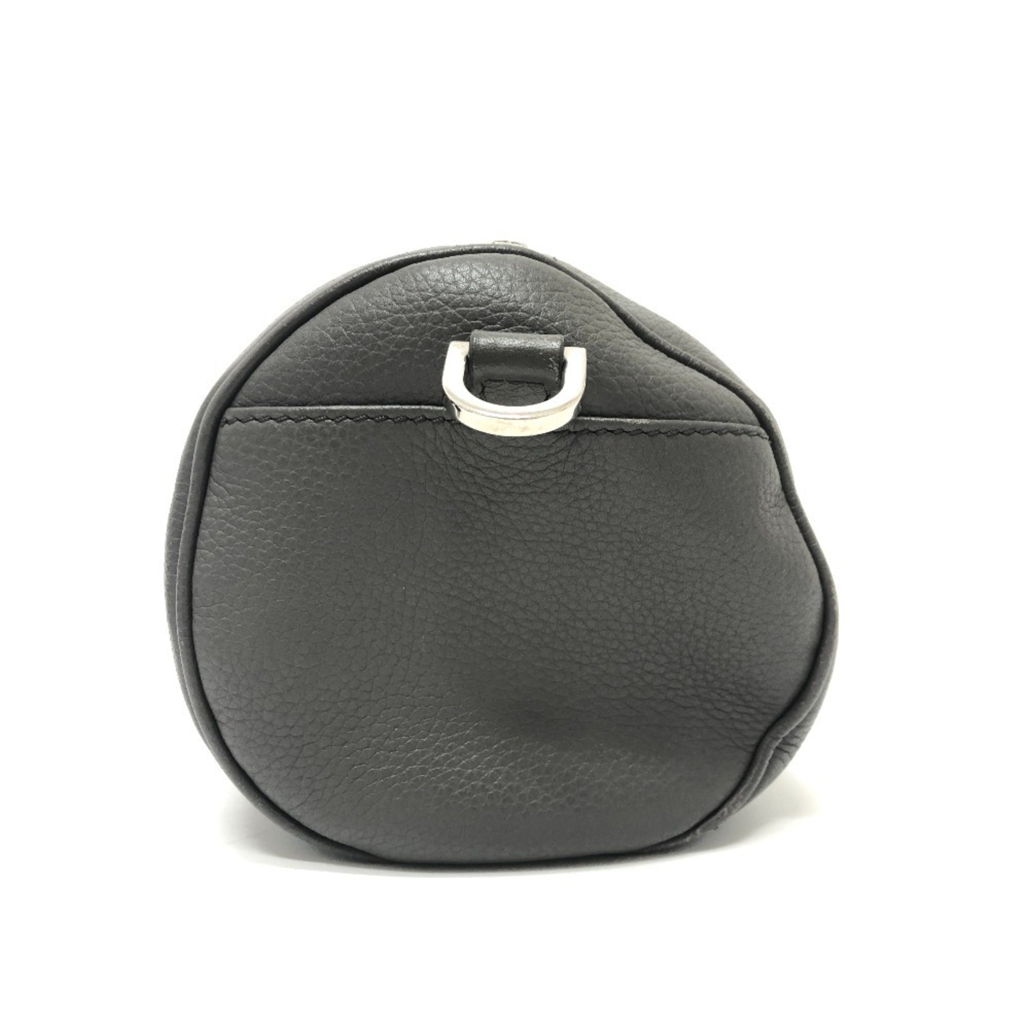 Christian Dior Gray Leather Shoulder Bag (Pre-Owned)