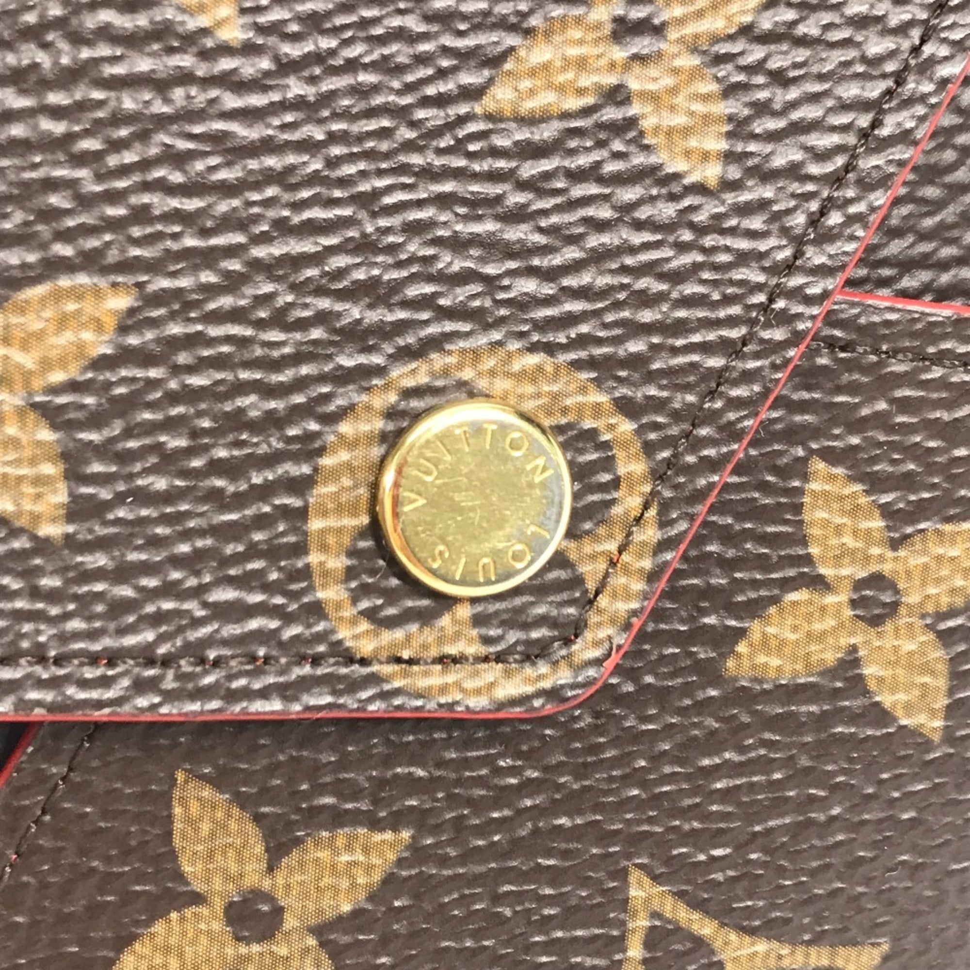 Louis Vuitton Brown Monogram Canvas Clutch Bag Pochette Pouch (Pre-Owned)