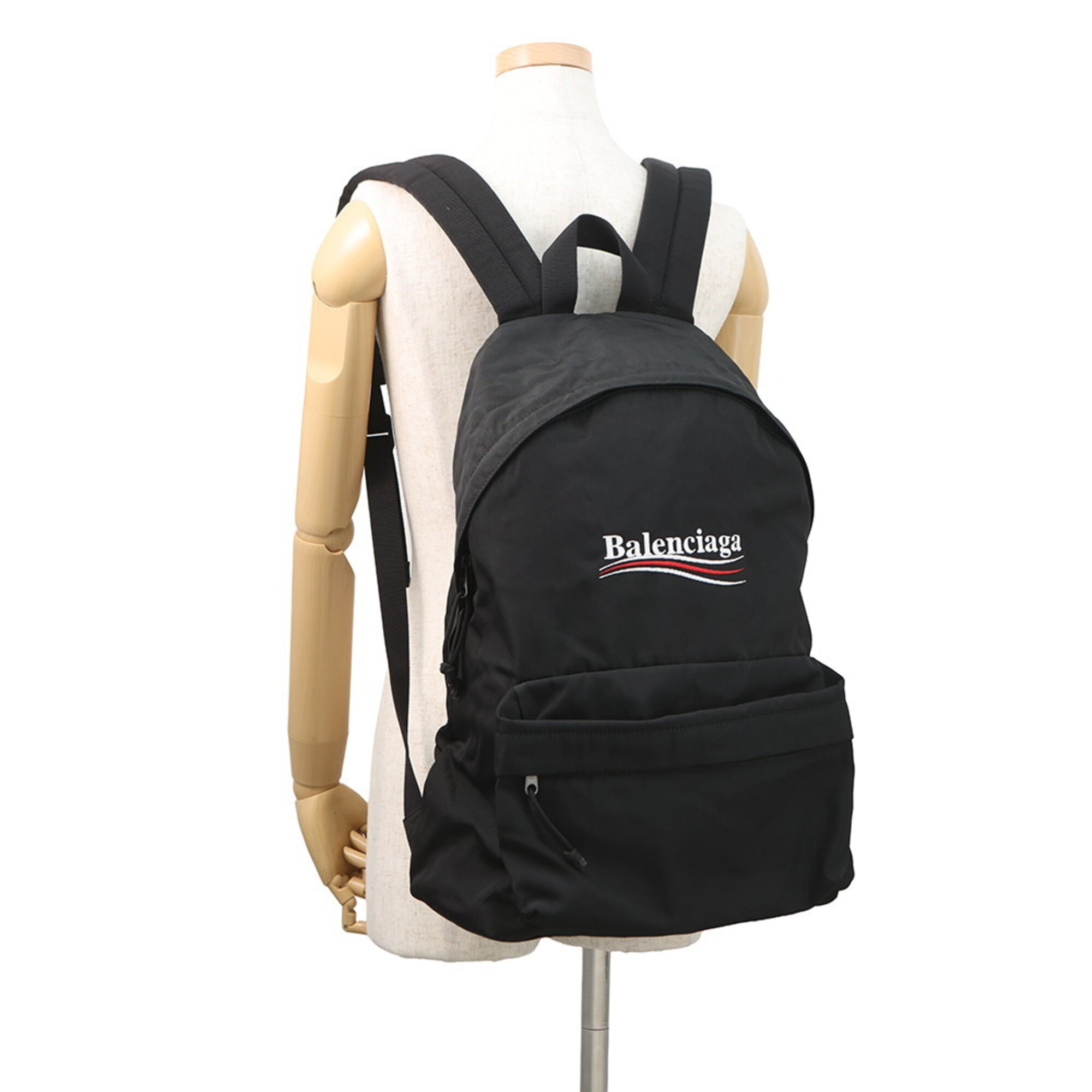 Balenciaga Black Nylon Backpack Handbag (Pre-Owned)