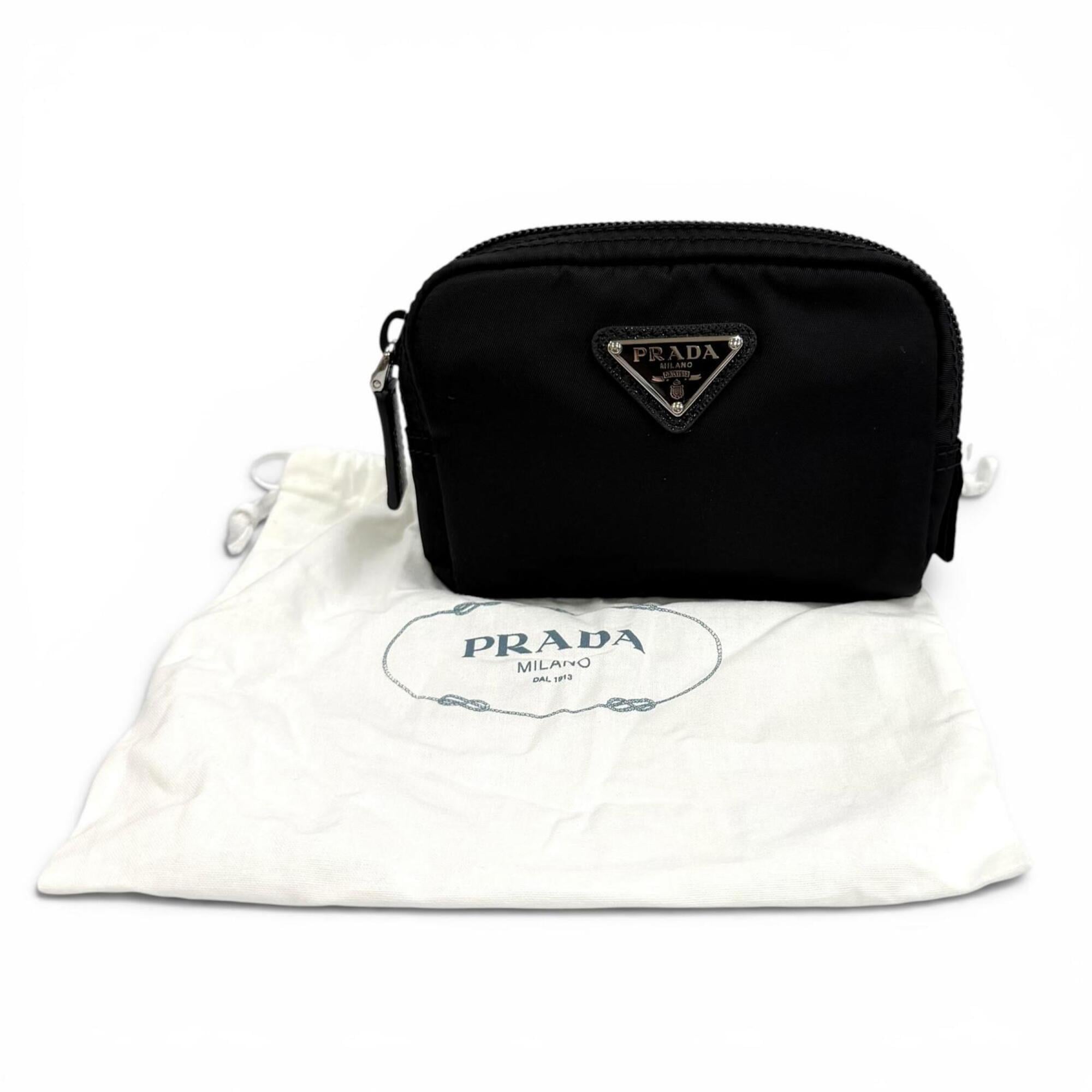 Prada Black Nylon Pouch (Pre-Owned)