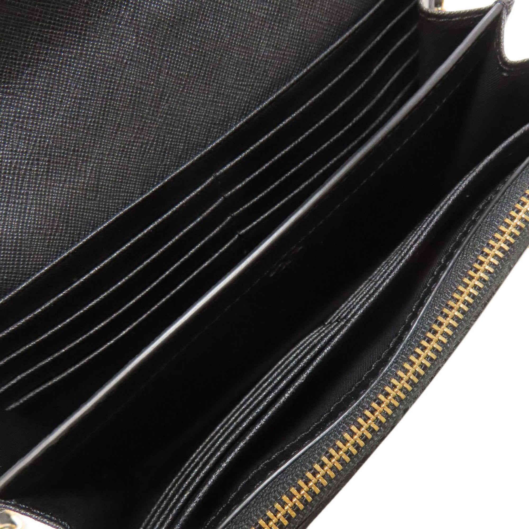 Tory Burch Black Pvc Chain/Shoulder Wallet (Pre-Owned)