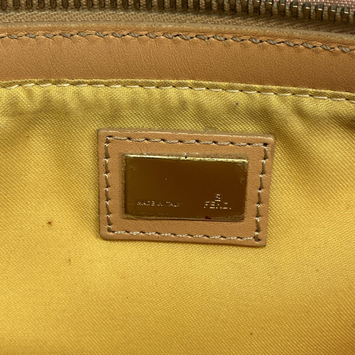 Fendi Pink Nylon Canvas Handbag (Pre-Owned)