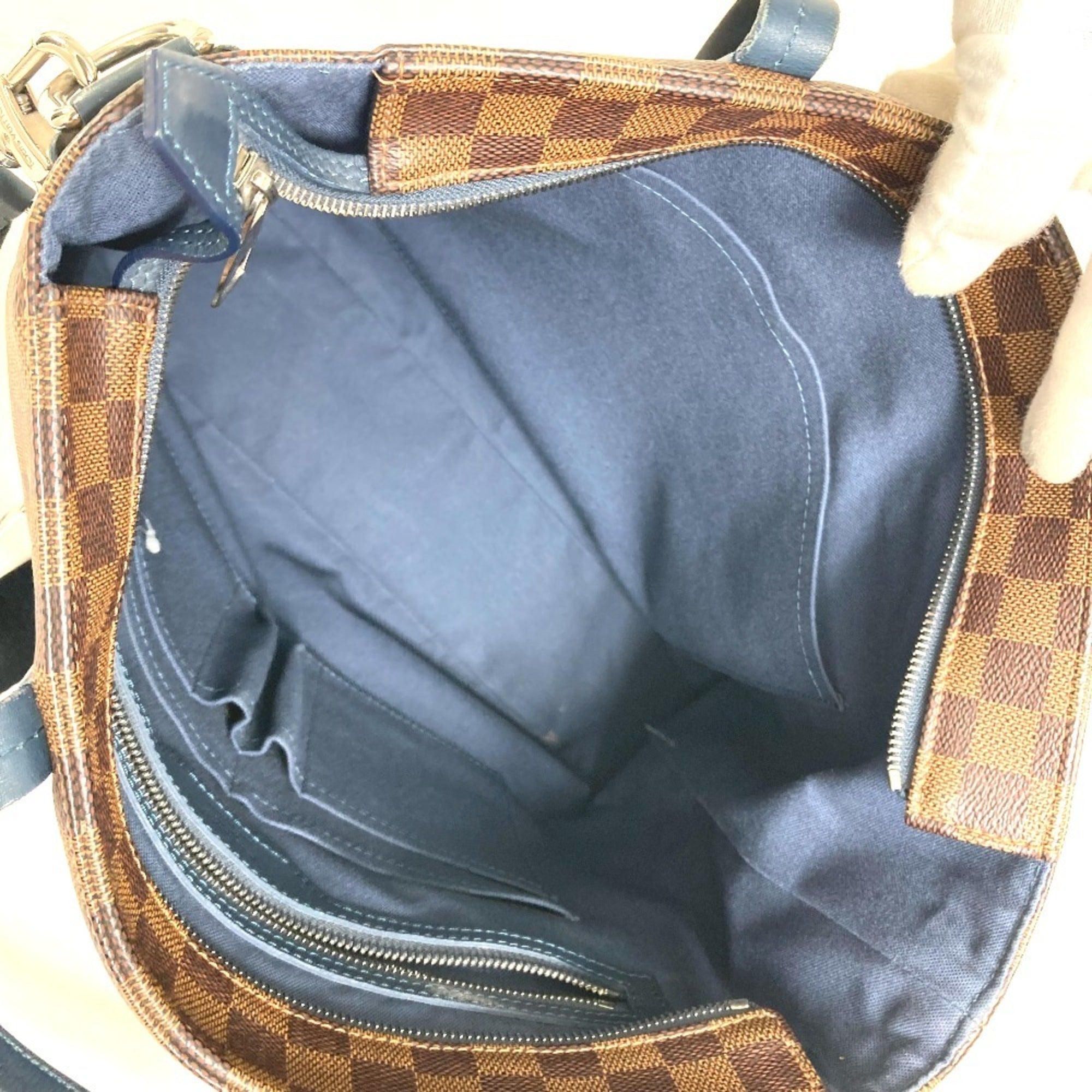 Louis Vuitton Damier Brown Ebene Damier Canvas Shoulder Bag Tote Bag (Pre-Owned)