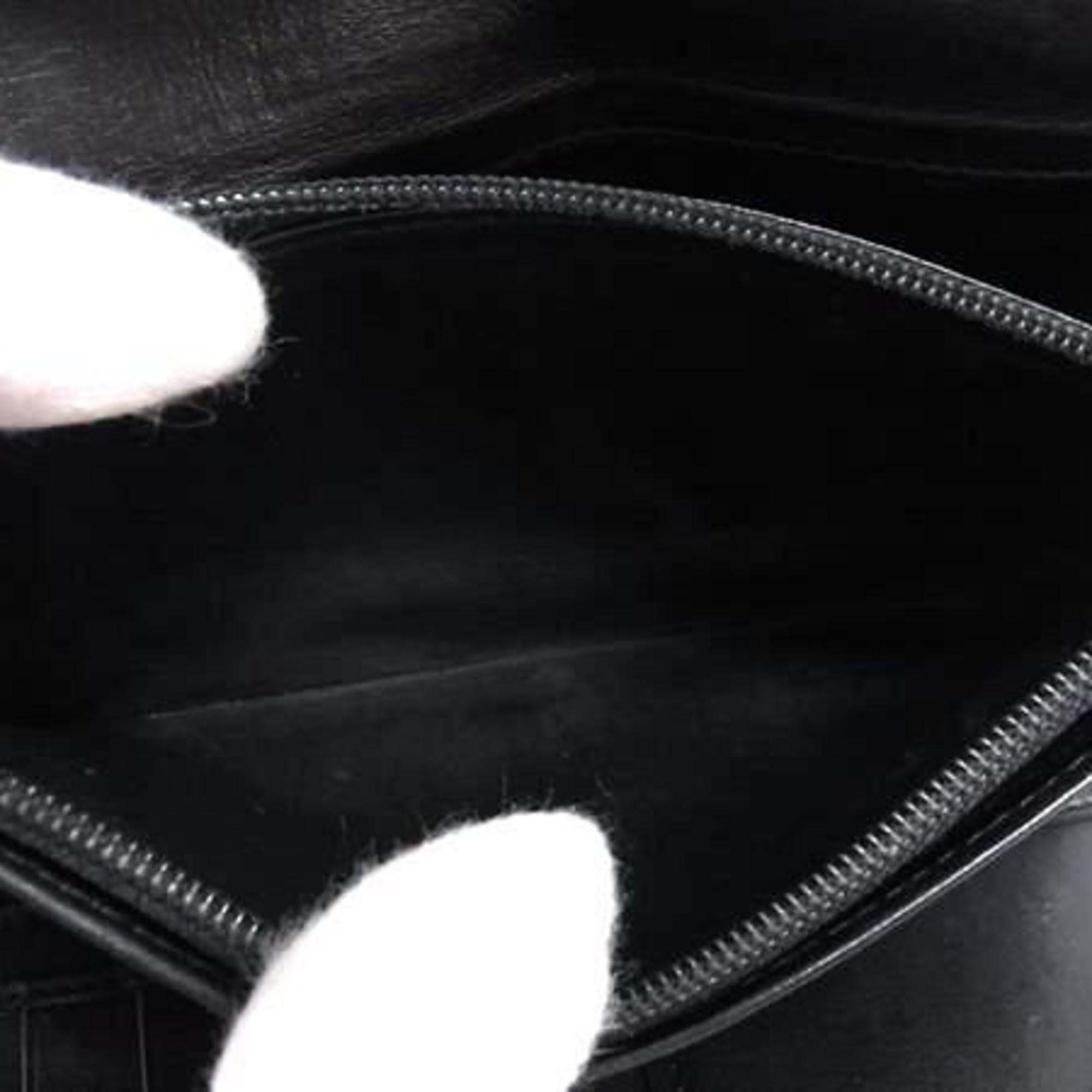 Cartier Black Patent Leather Wallet (Tri-Fold) (Pre-Owned)